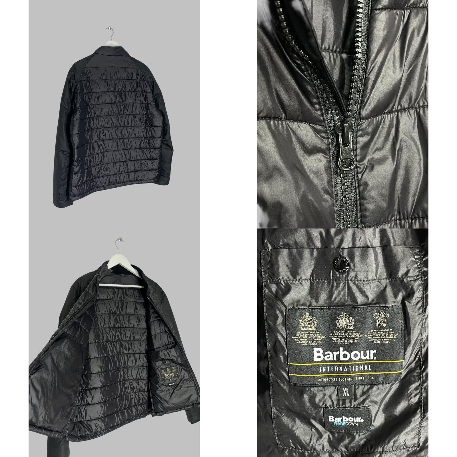 Barbour Barbour International Dulwich Quilted Jacket Men’s XL Barbour Quilted Jacket Black XL Mens Classic Size US XL / EU 56 / 4 - 8 Thumbnail