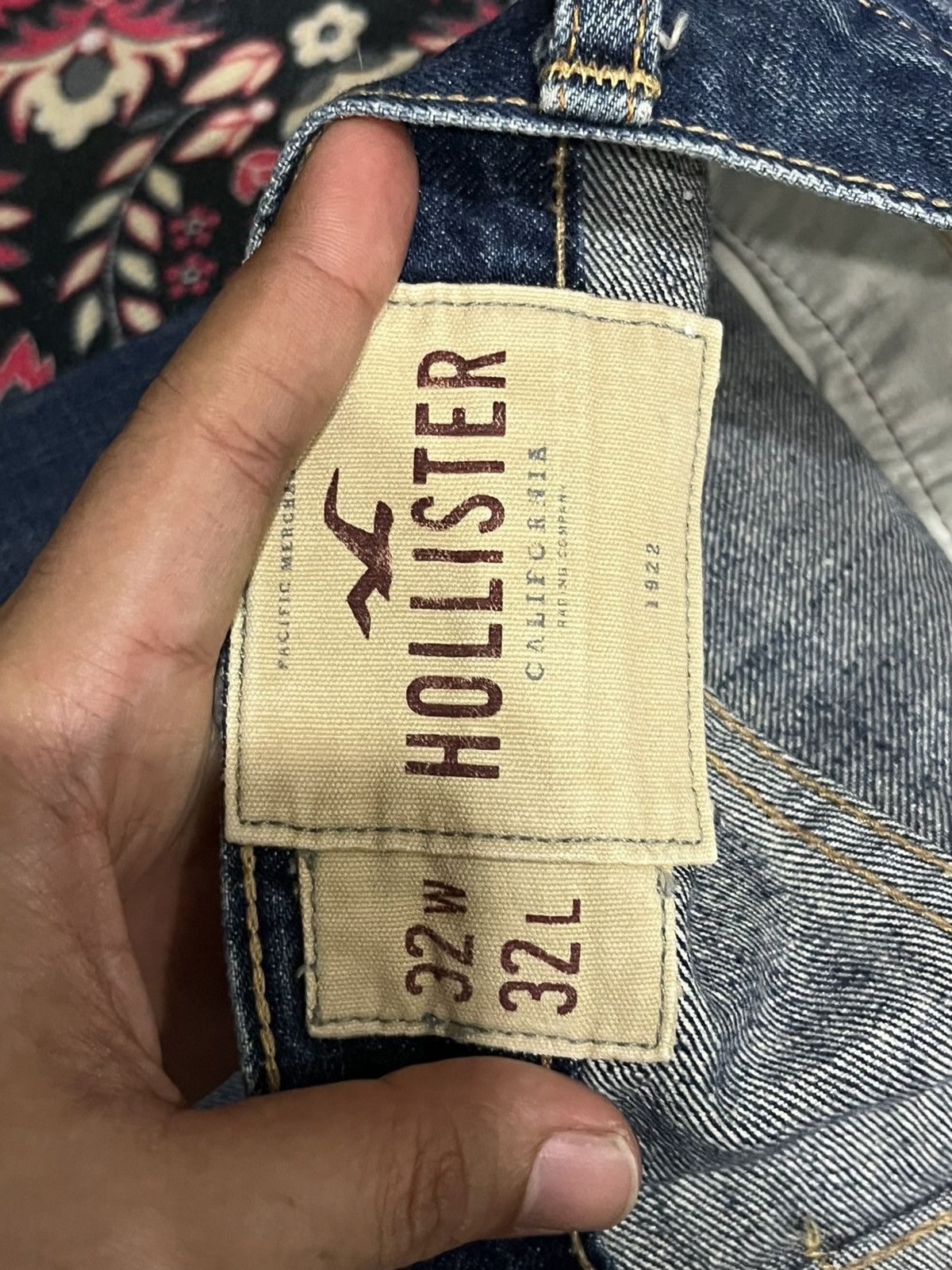Hollister × Midwest Kids Hollister Boomer Low Rise Slim Bootcut Dark Blue Flare Jeans Size US 32 / EU 48 - 18 Thumbnail