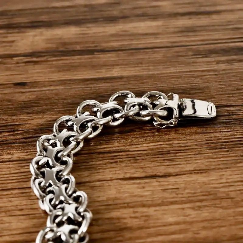 Vintage Retro 22CM Circle Buckle Bracelet Size ONE SIZE - 3 Thumbnail