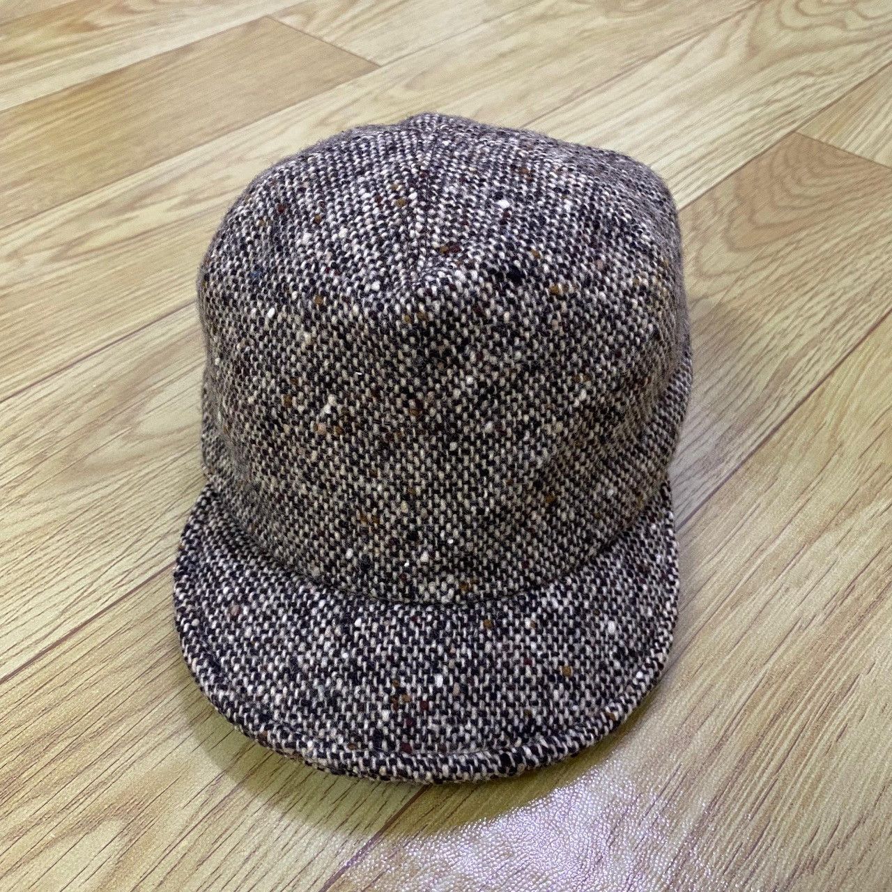 Hysteric Glamour Hysteric Glamour Japan Wool Tweed Newsboy Cap – “Evil” Size ONE SIZE - 1 Thumbnail
