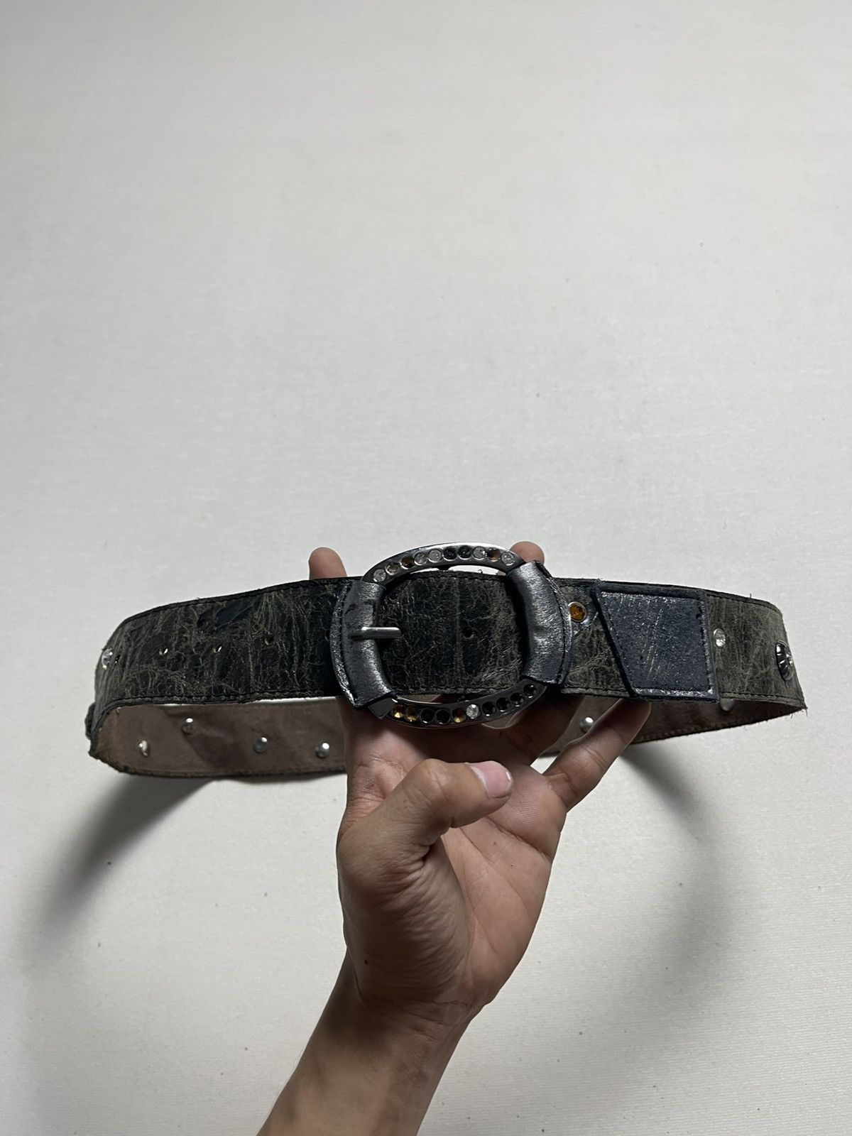 Japanese Brand Vintage crystall belts Size ONE SIZE - 3 Thumbnail