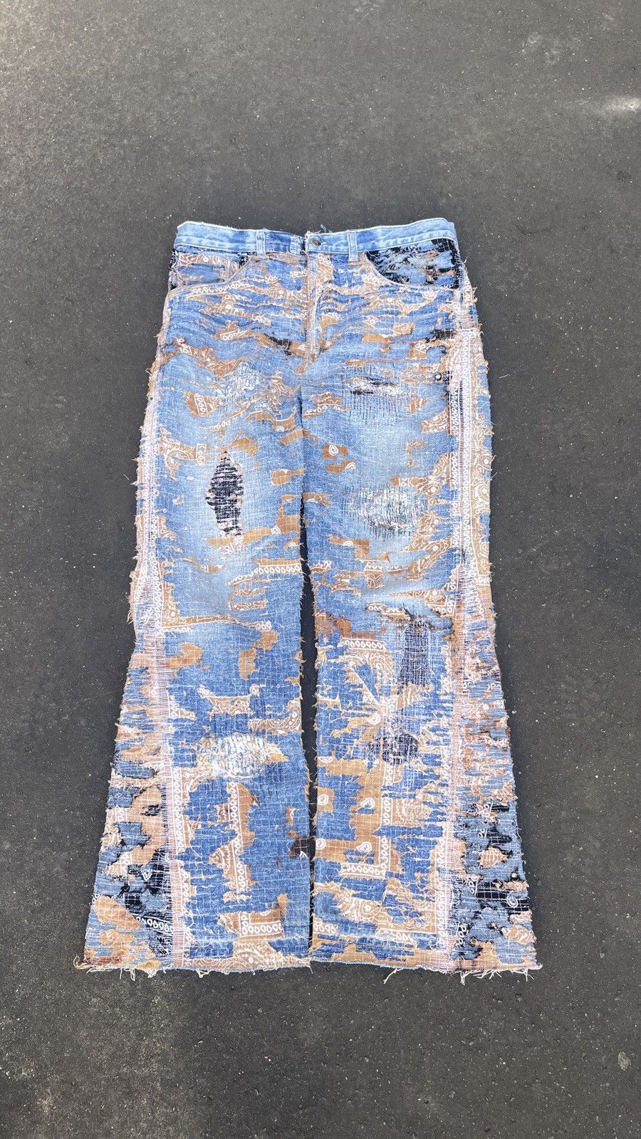image of Vintage x Zephyr Boro Denim - Anubis in Blue, Men's (Size 32)