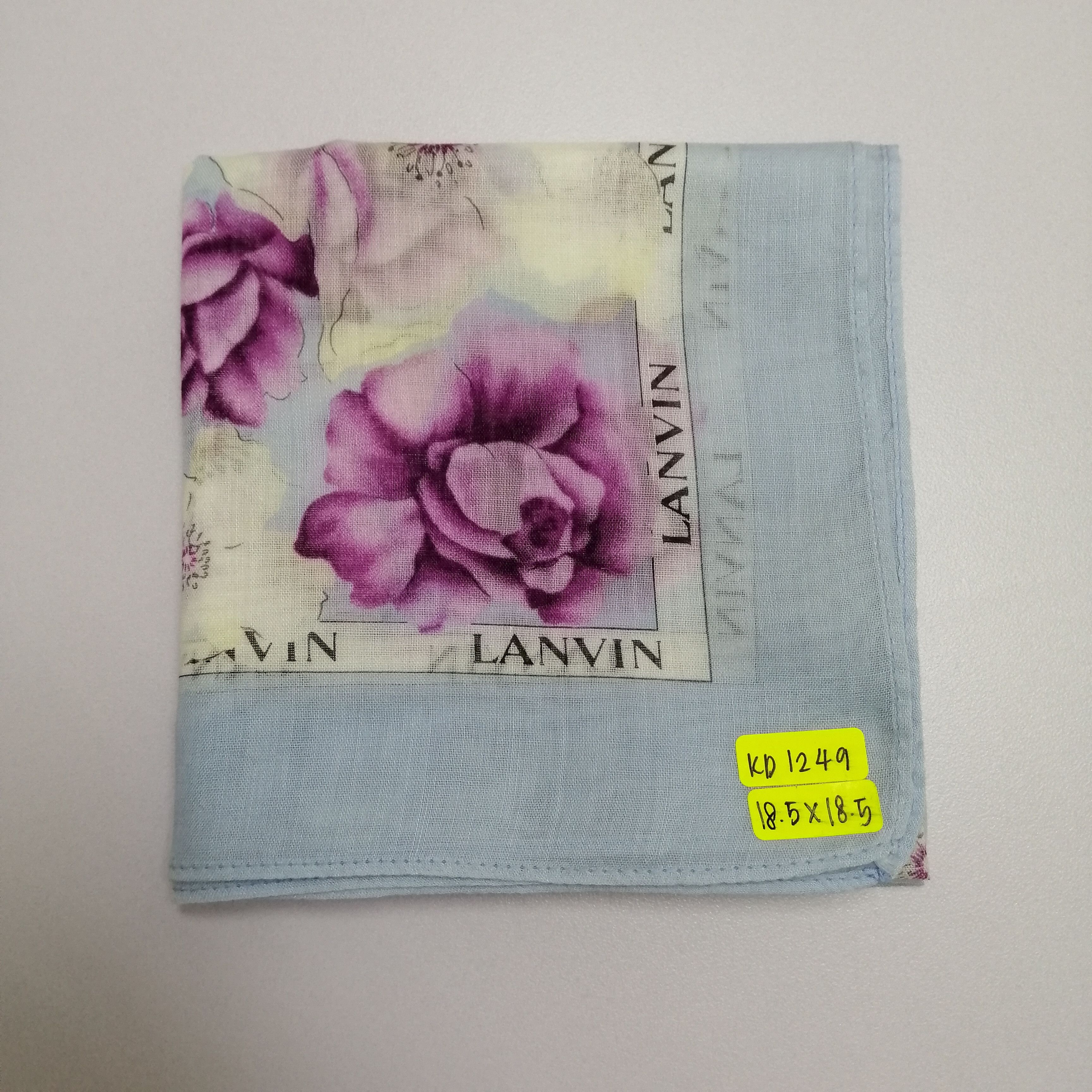 Lanvin Vintage Lanvin Handkerchief/Neckerchief/Bandana-KD1249 Size ONE SIZE - 6 Thumbnail