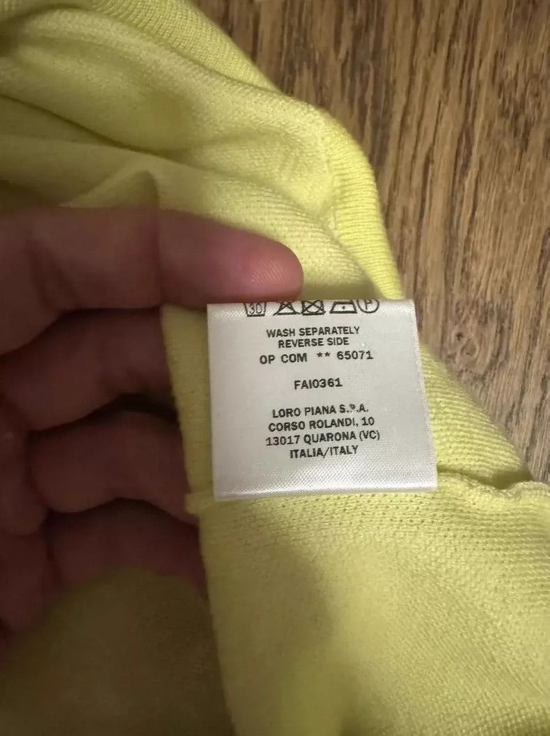 Loro Piana LORO PIANA Men's wool sweater L size Size US L / EU 52-54 / 3 - 4 Thumbnail