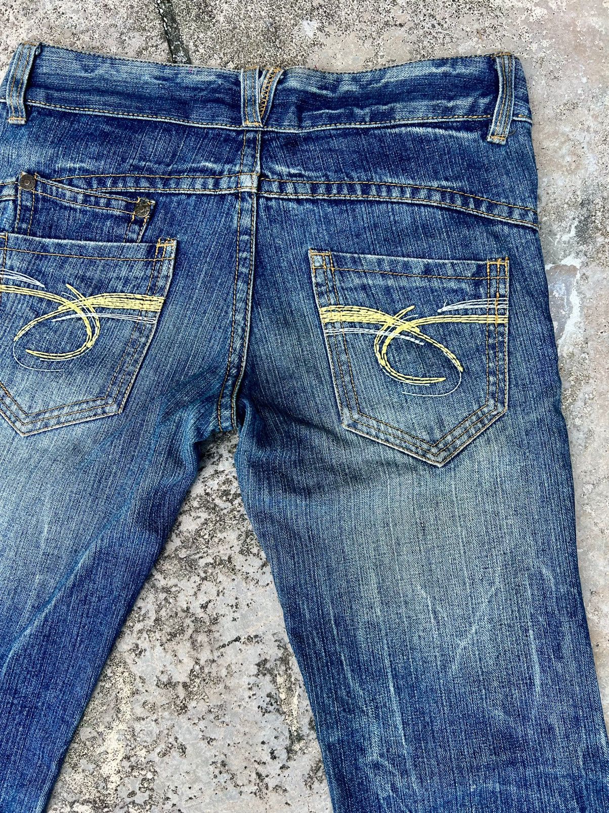 Japanese Brand × Vintage VINTAGE COME STAI? UPPEAT SMOKE FLARED DENIM Size US 30 / EU 46 - 13 Thumbnail
