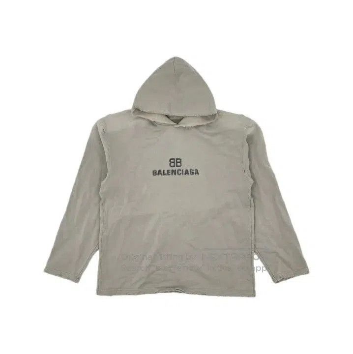 Balenciaga Balenciaga Logo Print Hooded Sweatshirt for Men. Size US XXS / EU 40 - 1 Thumbnail