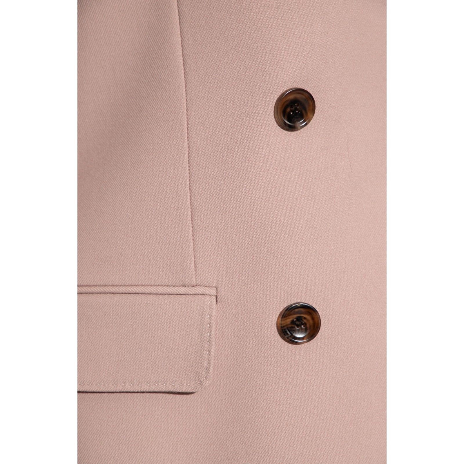 Gucci GUCCI Pink Double Breasted Wool Blazer Jacket New & Authenti Size ONE SIZE - 2 Thumbnail