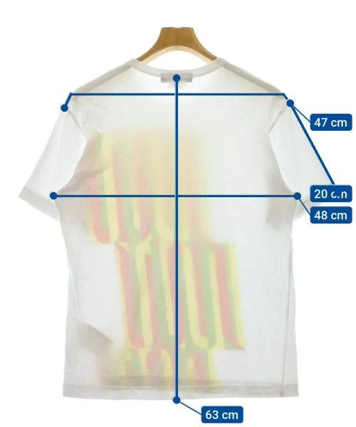 Comme des Garcons Homme Deux T-Shirts Cotton Short Sleeve Crewneck Print White Size US S / EU 44-46 / 1 - 3 Thumbnail