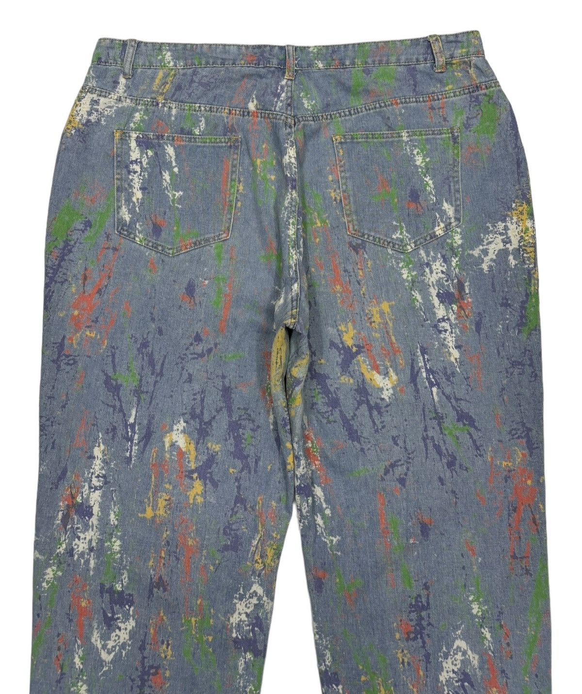 Japanese Brand VINTAGE BAGGY JEANS PAINTER ART EMERY ROSE DENIM Size US 40 / EU 56 - 4 Thumbnail