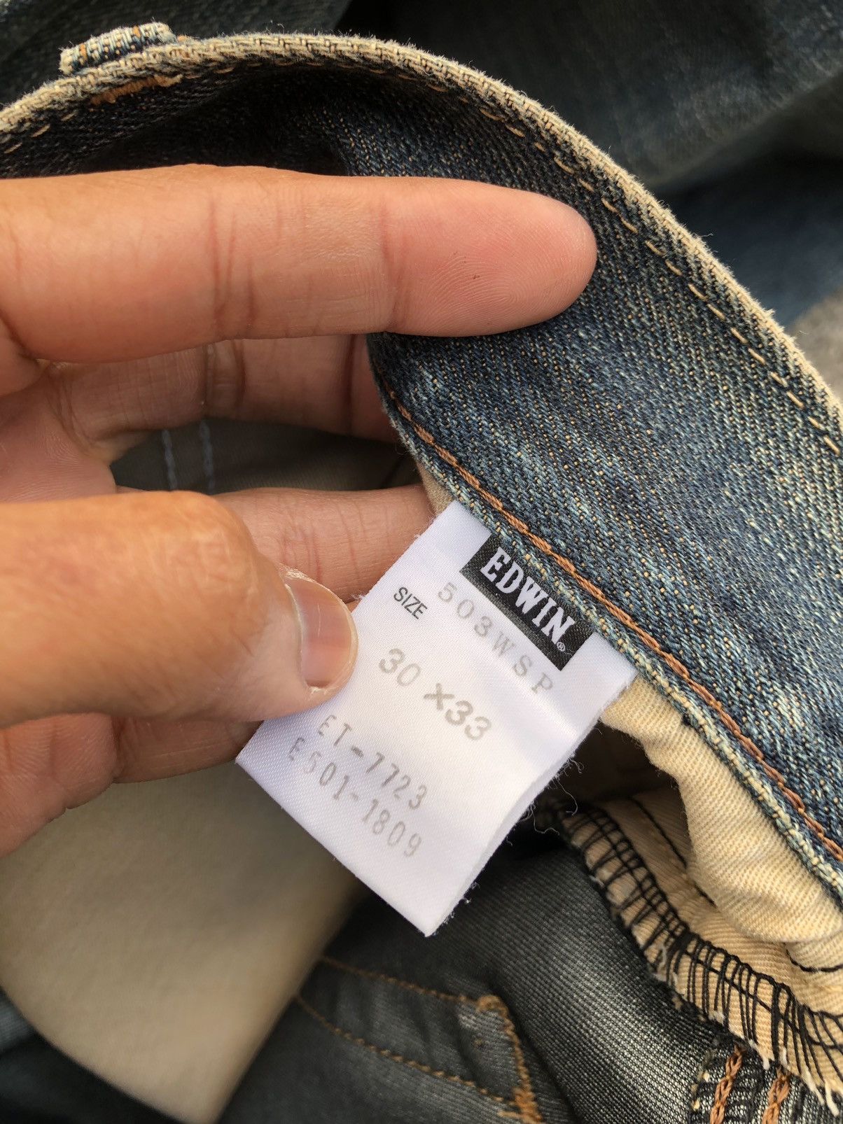 Edwin RUSTY BLUE WIND STOPPER DENIM BY EDWIN Size US 30 / EU 46 - 5 Thumbnail
