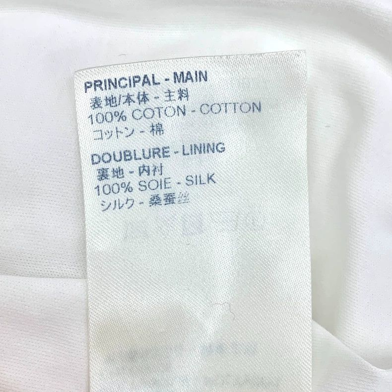 Louis Vuitton Louis Vuitton White logo diamond-encrusted cotton round-ne Size XS / US 0-2 / IT 36-38 - 7 Thumbnail