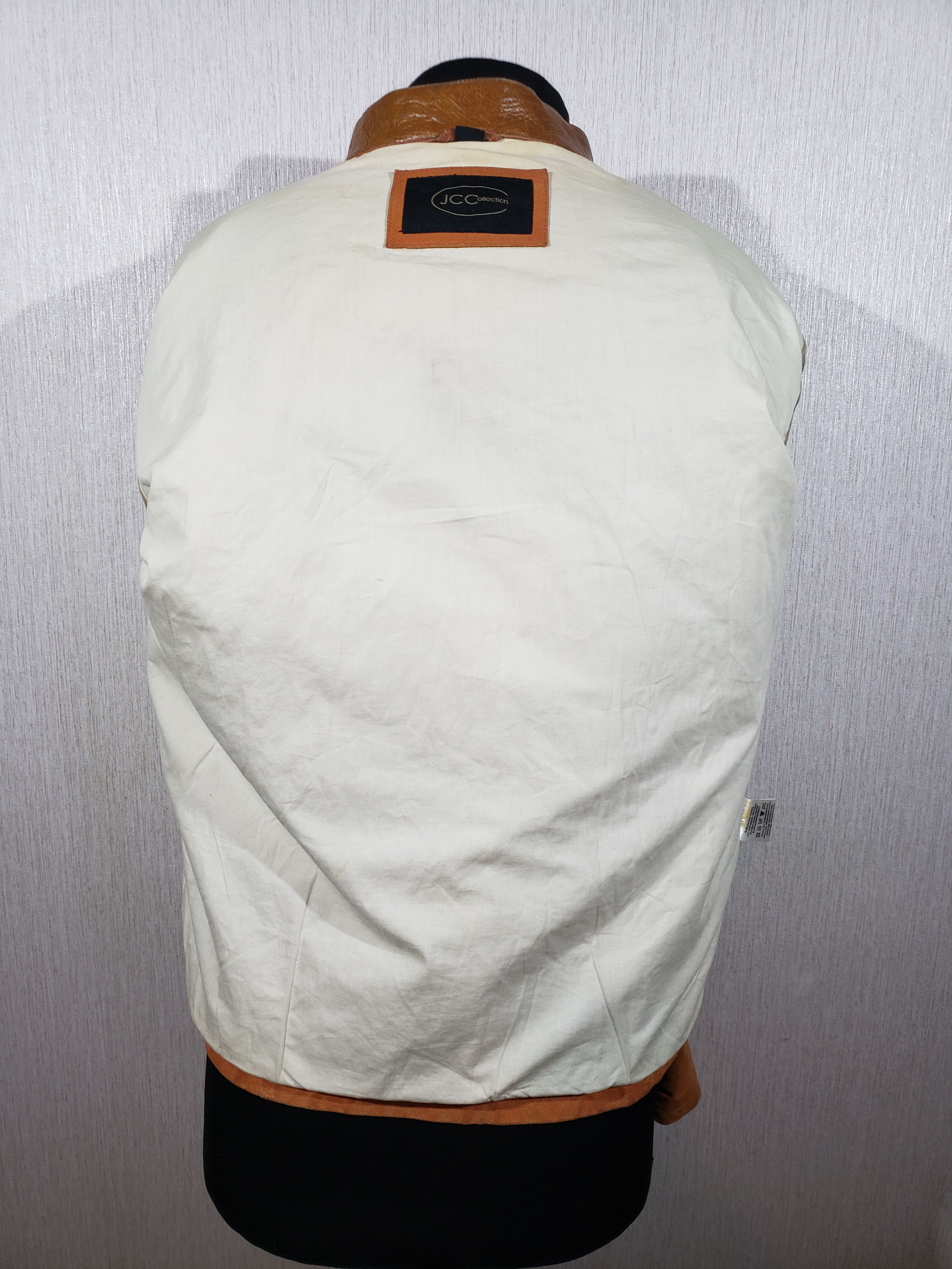 Other Stylish men's leather jacket with stripes. Size US L / EU 52-54 / 3 - 7 Thumbnail