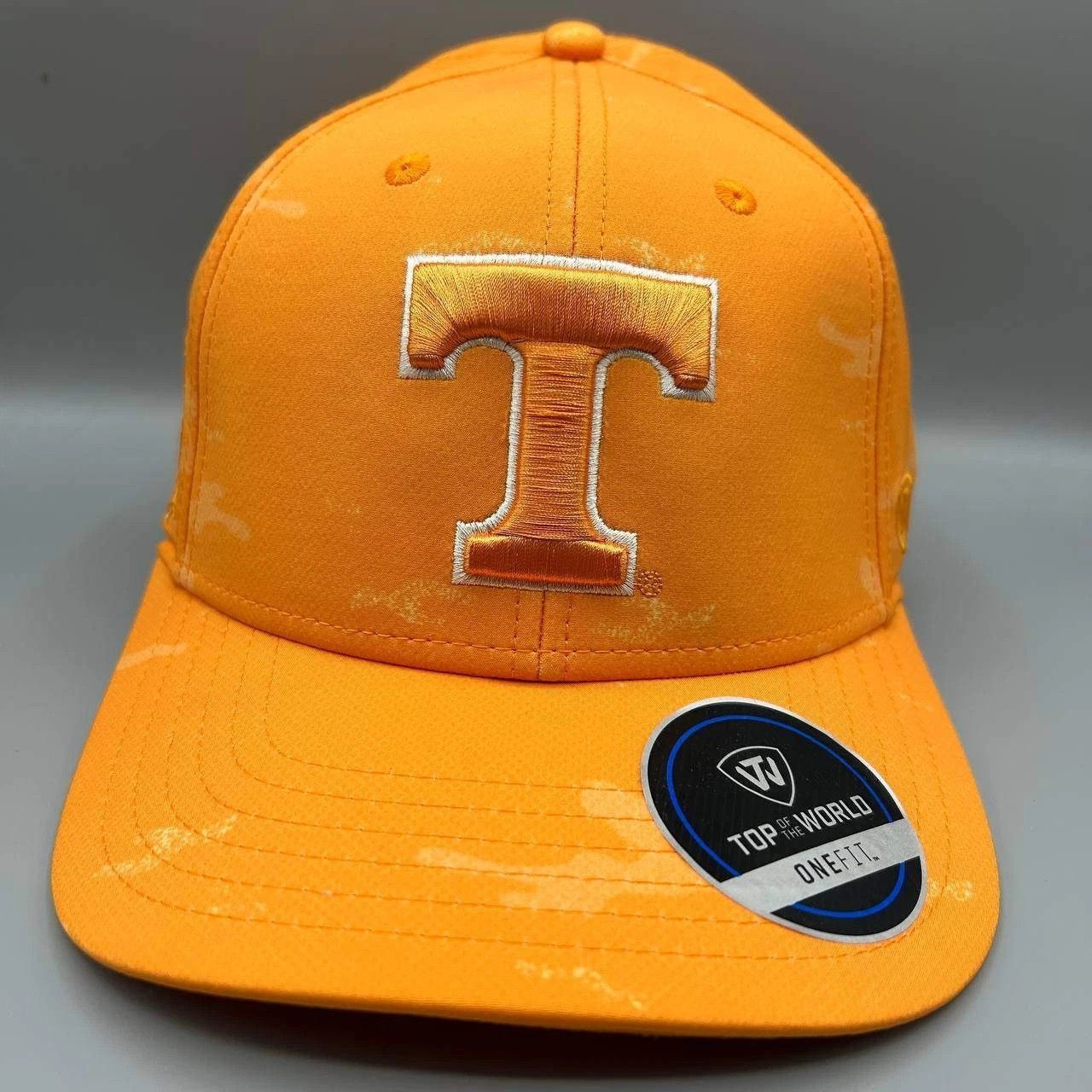 Top Of The World Tennessee Volunteers Hat Men M-L Orange OHT Stretch Fitted Size ONE SIZE - 1 Thumbnail