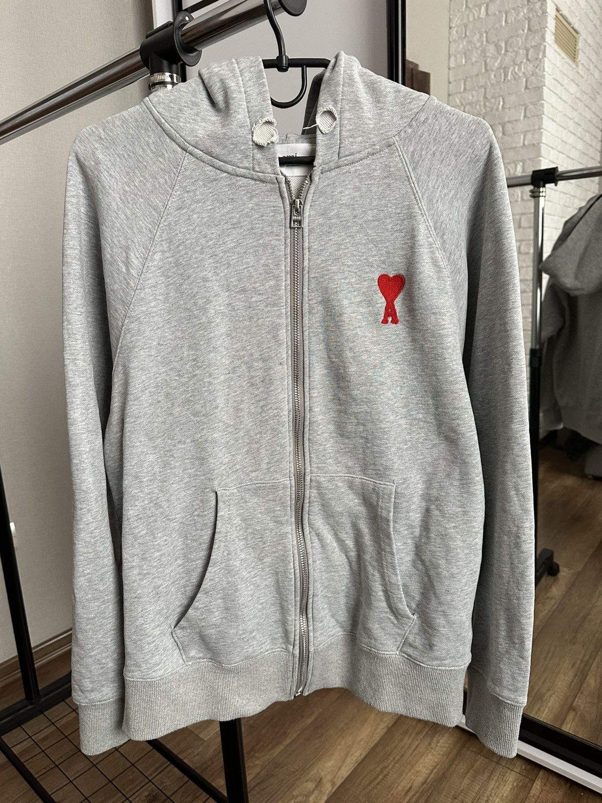 AMI AMI Paris Zip Hoodie Pullover Size US M / EU 48-50 / 2 - 1 Thumbnail