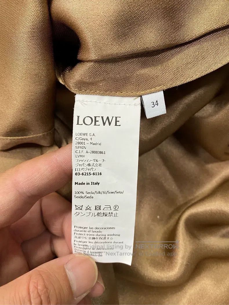 Loewe LOEWE Chain ladies' dress, brown Size XXS / US 00 / IT 34 - 3 Thumbnail