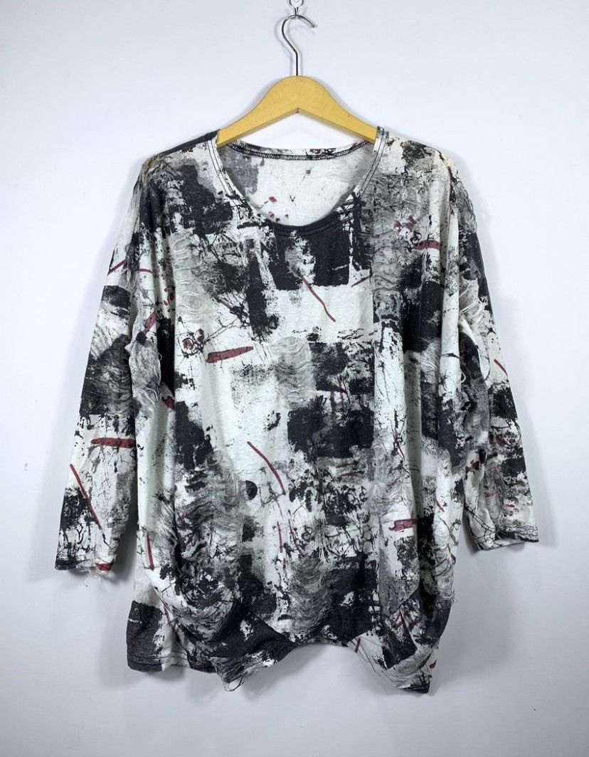 If Six Was Nine Distressed Abstract ifsix lgb style long slevee Size US L / EU 52-54 / 3 - 1 Thumbnail