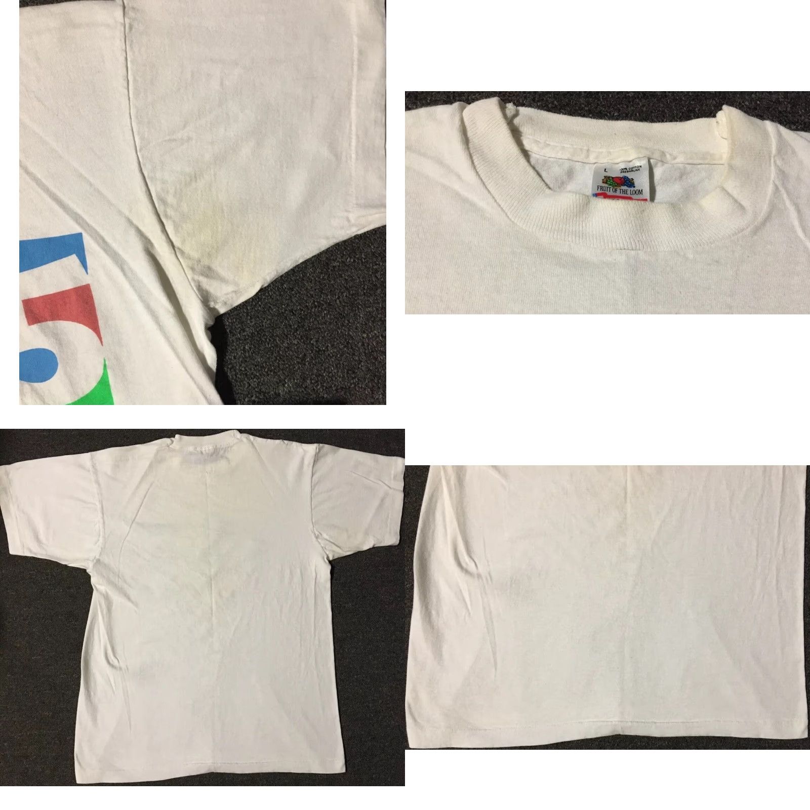 Vintage Vtg 90s Boilermaker Utica NY Faded Distress Marathon Shirt M Track Grunge PE 80s Shirt Men's White USA 90s Grunge Marathon Track N.Y. Size US M / EU 48-50 / 2 - 8 Thumbnail