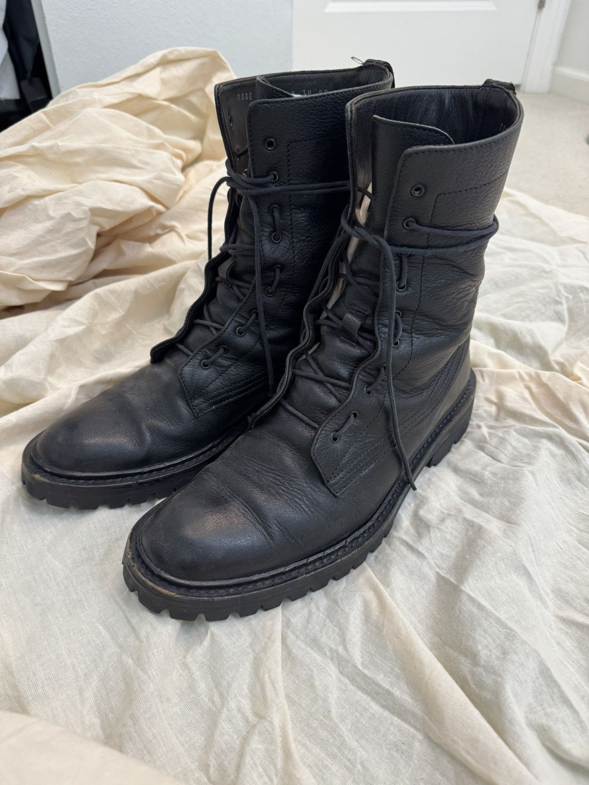 Pre-owned Dior Homme Navigate A/w 2007 Boots In Black