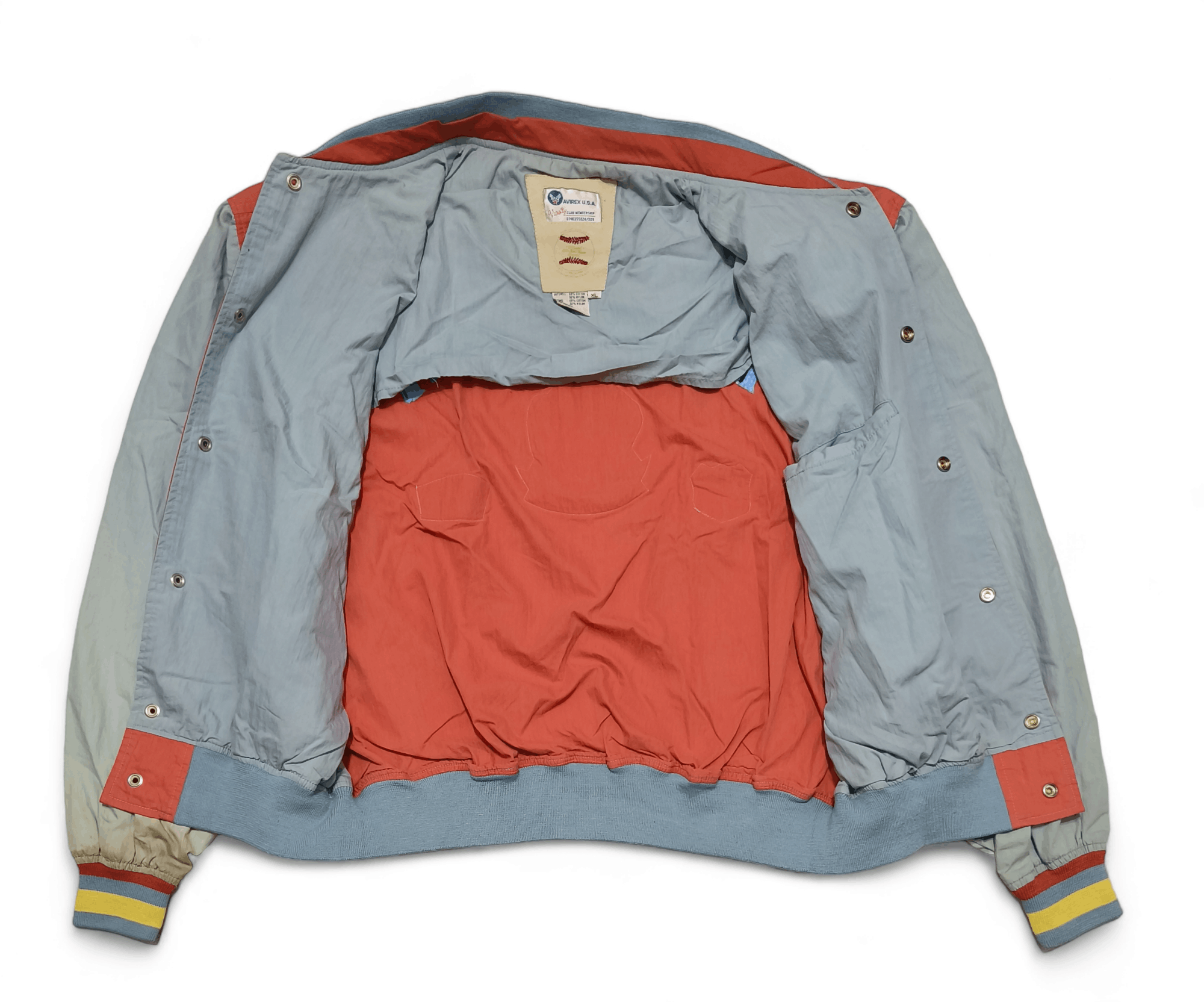 Avirex Vintage 90s Avirex USA Baseball Varsity Jacket Size US XL / EU 56 / 4 - 3 Thumbnail