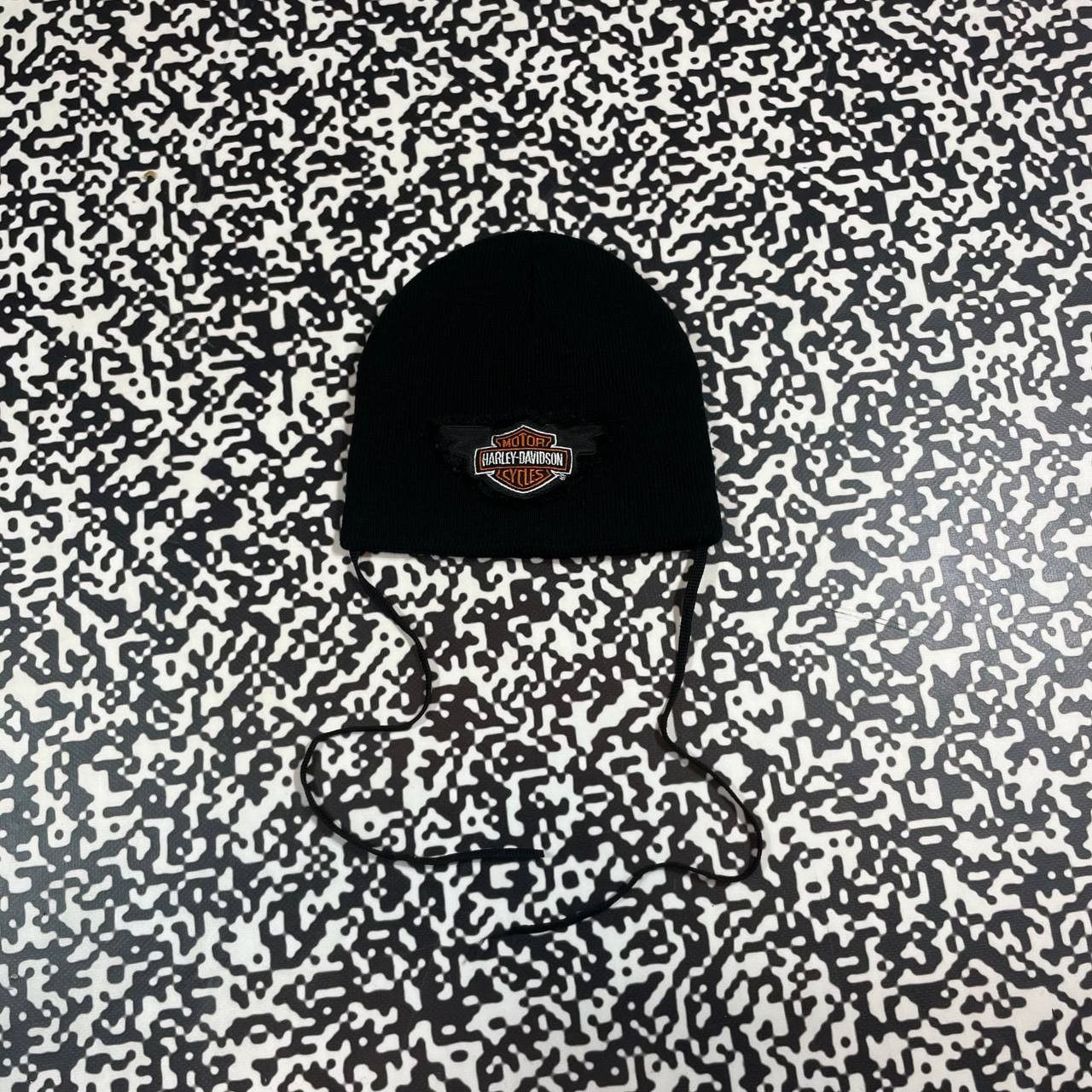 Harley Davidson Vintage Y2K Harley Davidson Motocycle Retro Beanie Hat Size ONE SIZE - 2 Thumbnail