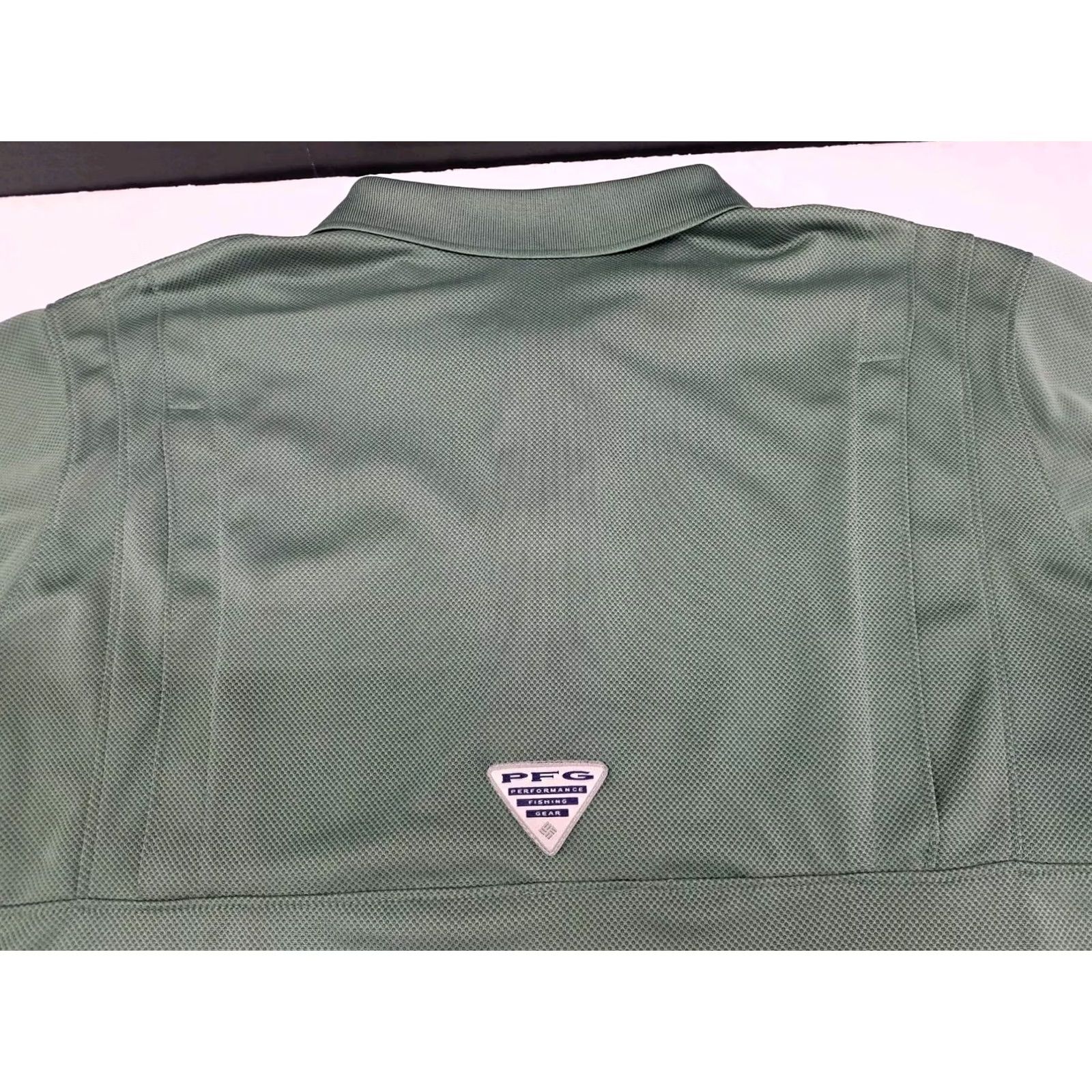 Vintage VINTAGE? No — Columbia PFG Mens Polo Shirt Green XL Breathable Moisture Wicking Supervised? No. Size US XL / EU 56 / 4 - 5 Thumbnail