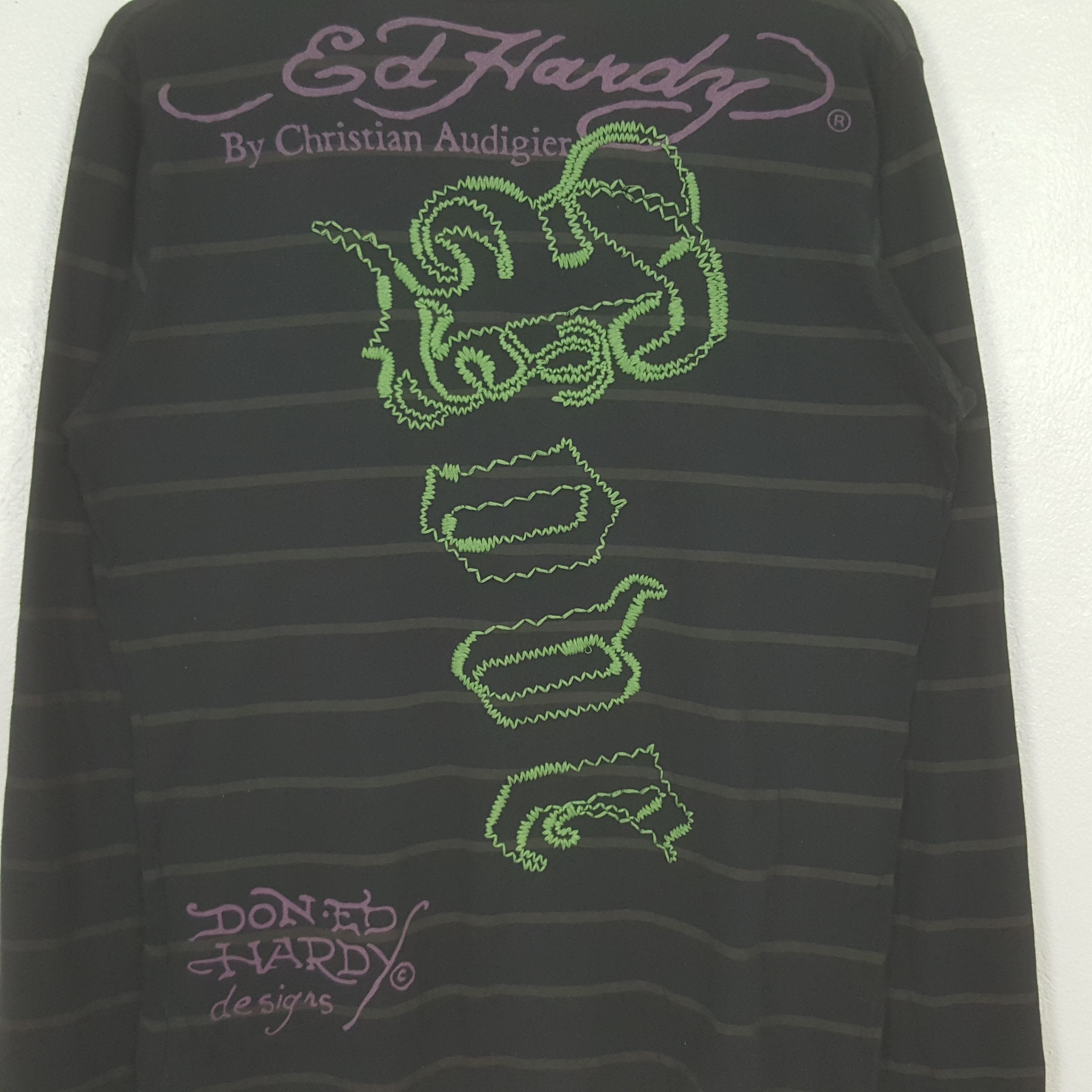 Ed Hardy Vintage Ed Hardy American Punk Style Tshirt C312N71 Size US M / EU 48-50 / 2 - 4 Thumbnail