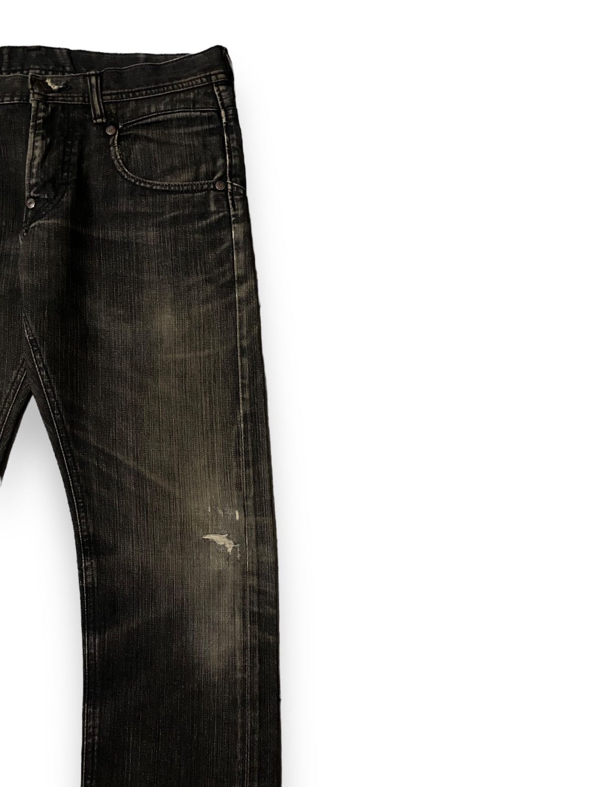 Japanese Brand Vintage Lee Riders Classic Retro Ripped Jeans Denim Size US 36 / EU 52 - 7 Thumbnail