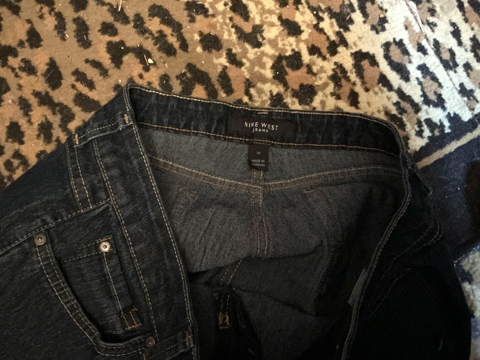 Nine West 16 West Flared Jeans Size 38" / US 16 / IT 52 - 3 Thumbnail