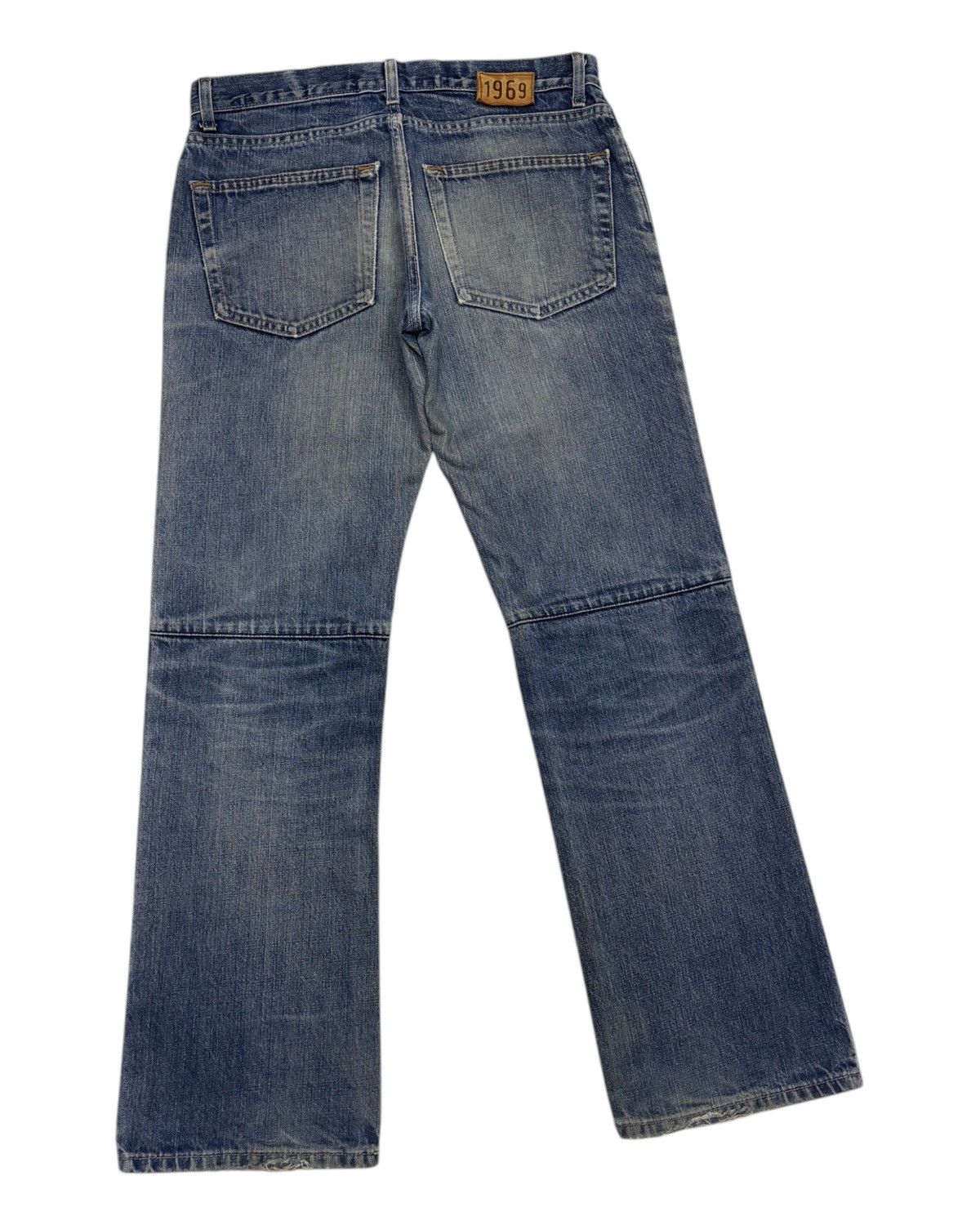 If Six Was Nine × Japanese Brand × Le Grande Bleu (L.G.B.) GAP PIECED LEG LOW RISE DENIM JEANS Size US 32 / EU 48 - 4 Thumbnail