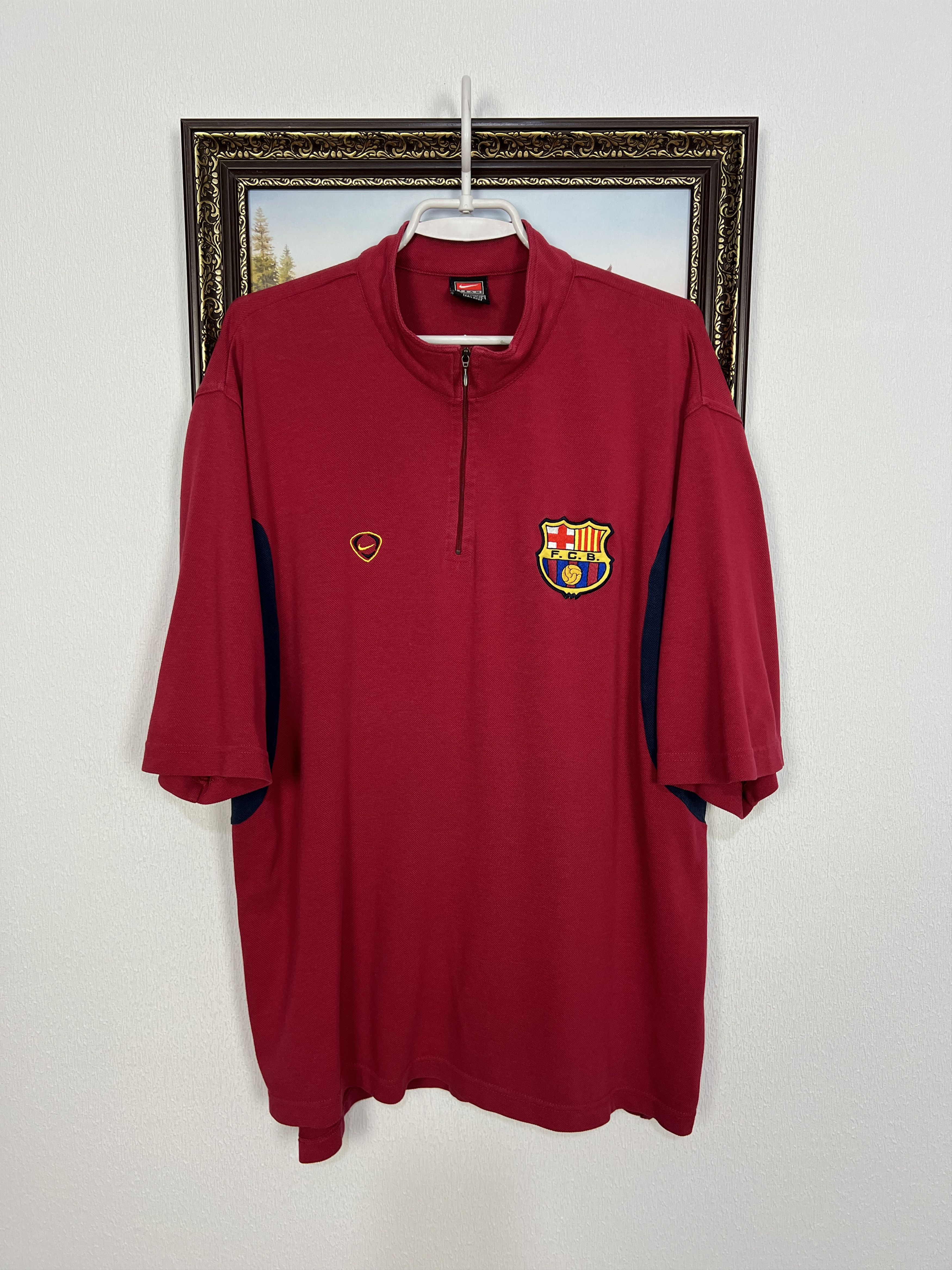 Nike FC Barcelona Football Train Shirt Soccer Jersey Trikot Size US XL / EU 56 / 4 - 1 Thumbnail