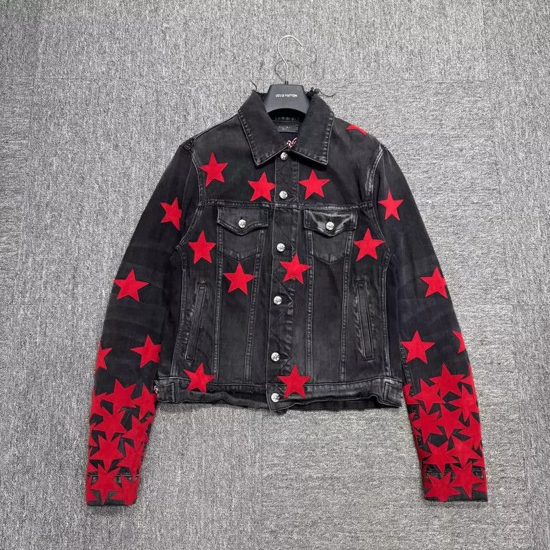 Amiri Amiri starry print full print long sleeve denim Size US M / EU 48-50 / 2 - 1 Thumbnail