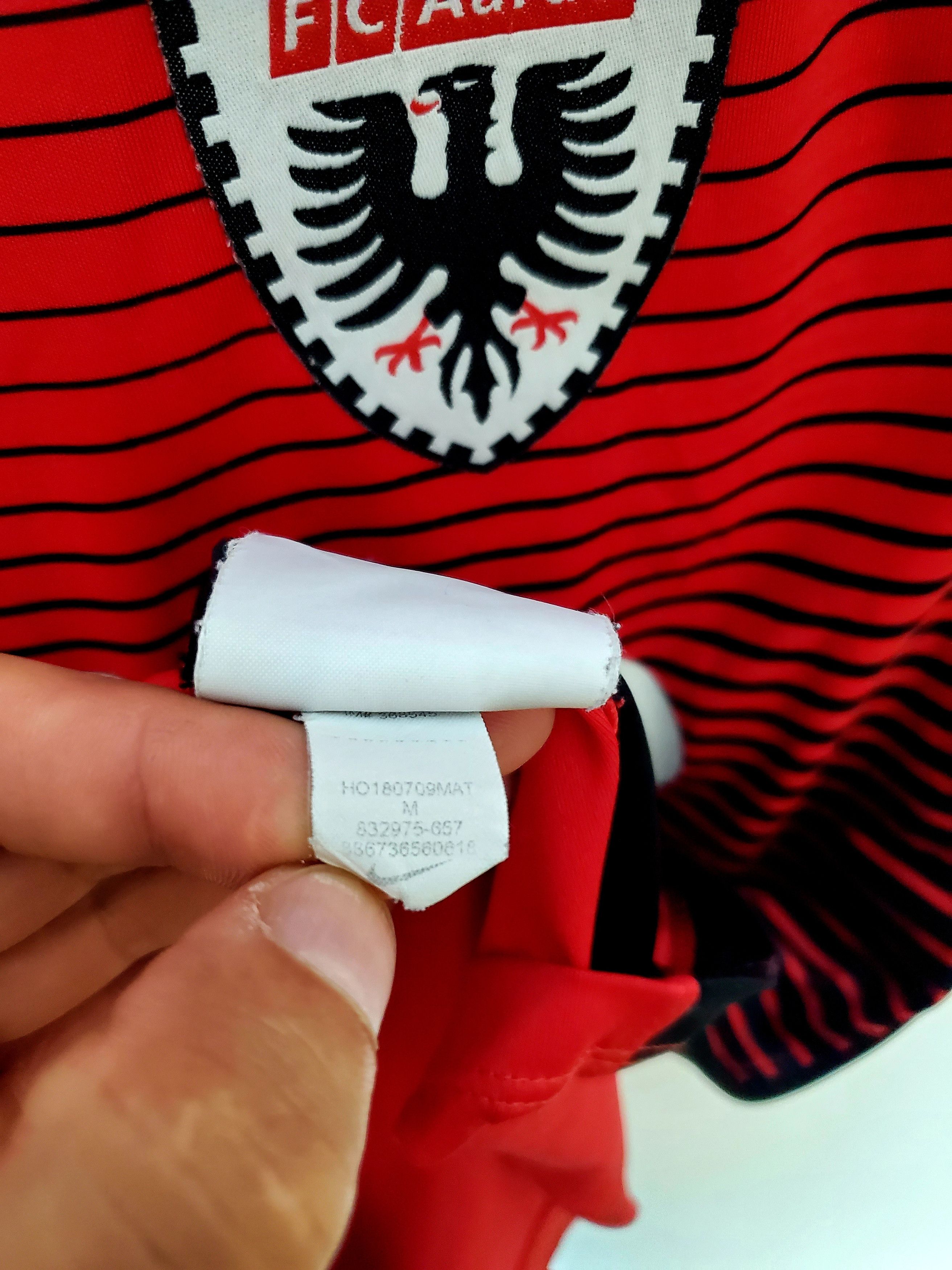 Nike FC AARAU! 2018-19! Nike soccer jersey size M Size US M / EU 48-50 / 2 - 4 Thumbnail