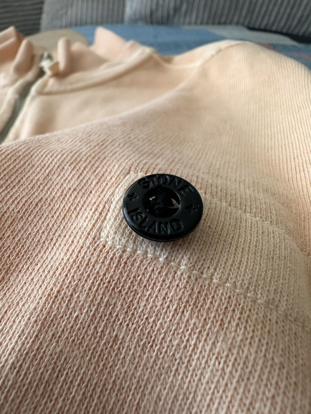 Stone Island Peach half zip sweater Size US L / EU 52-54 / 3 - 4 Thumbnail