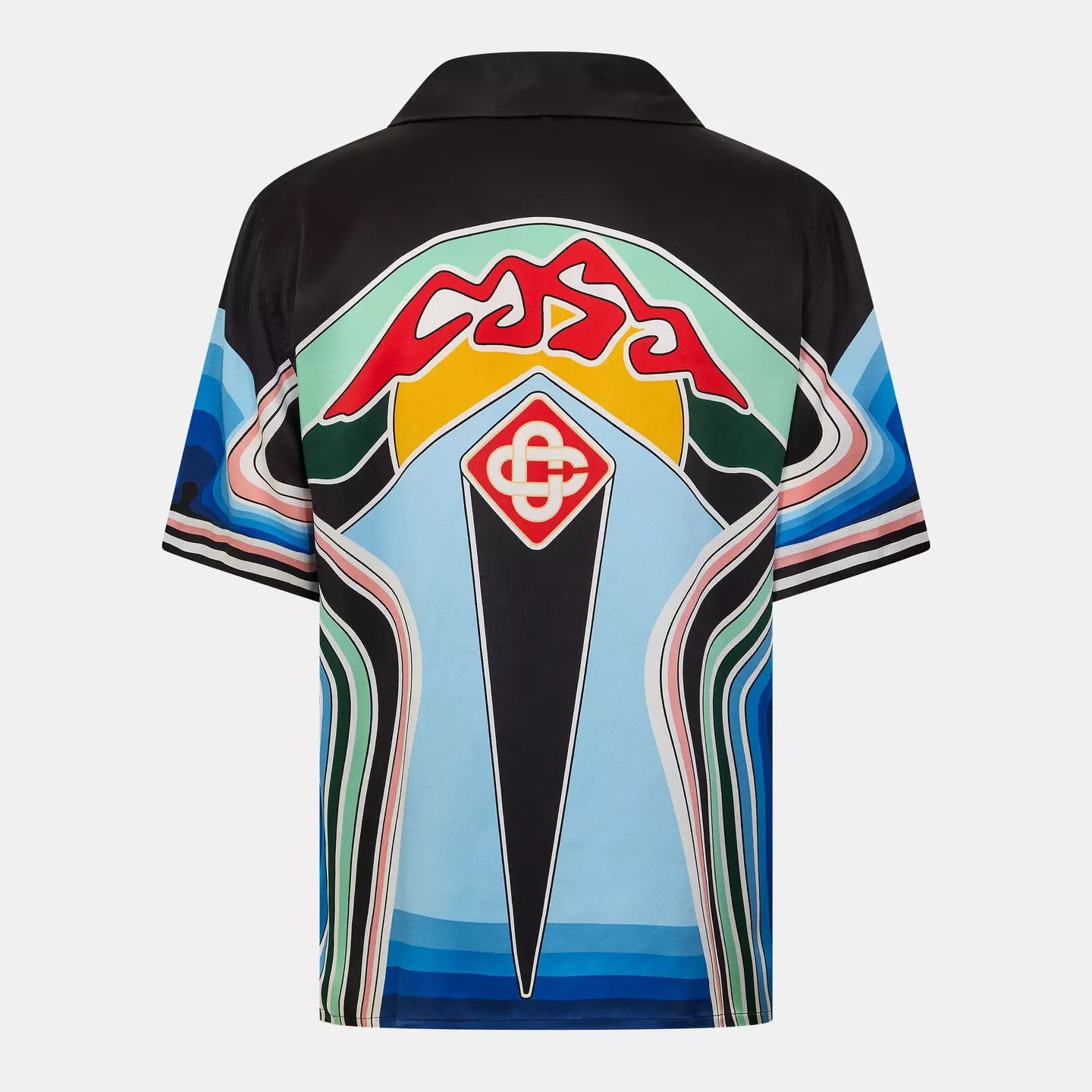 Casablanca o1g2r1mq0426 Pattern Short Sleeve Bowling Shirt Multicolor Size US M / EU 48-50 / 2 - 2 Thumbnail