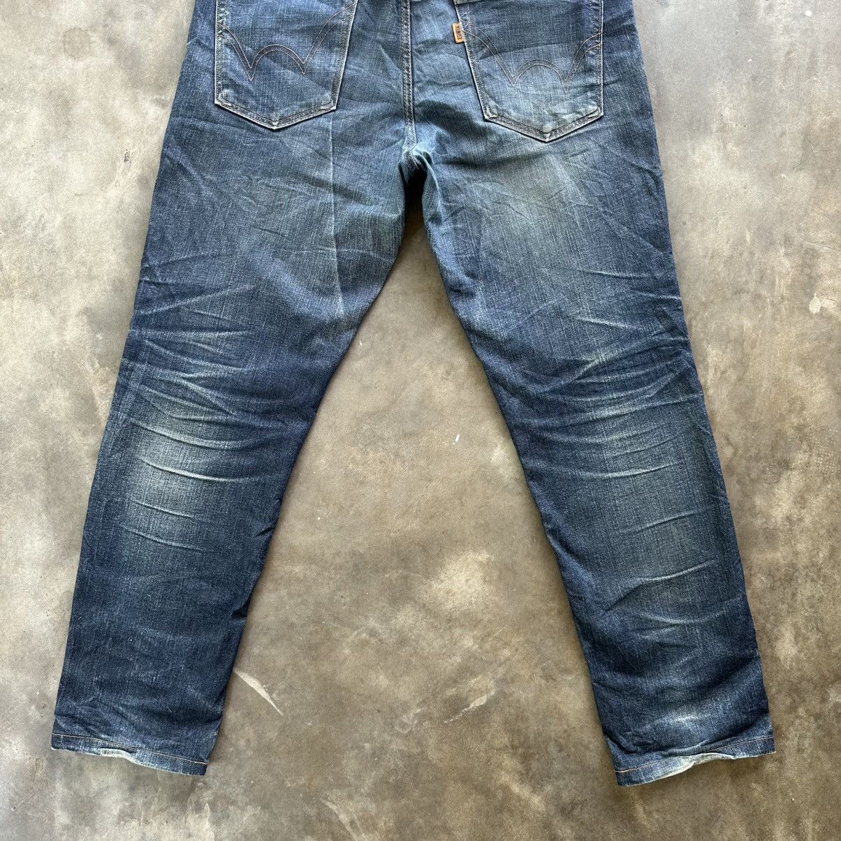 Japanese Brand Vintage Edwin Faded Denim Jean Pant W33 Size US 33 - 10 Thumbnail