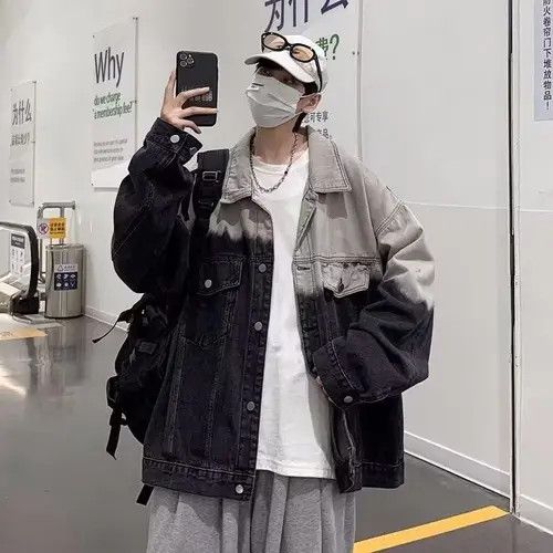 Other Matsuzaka x Mie Gradient Denim Jacket Size US M / EU 48-50 / 2 - 3 Thumbnail