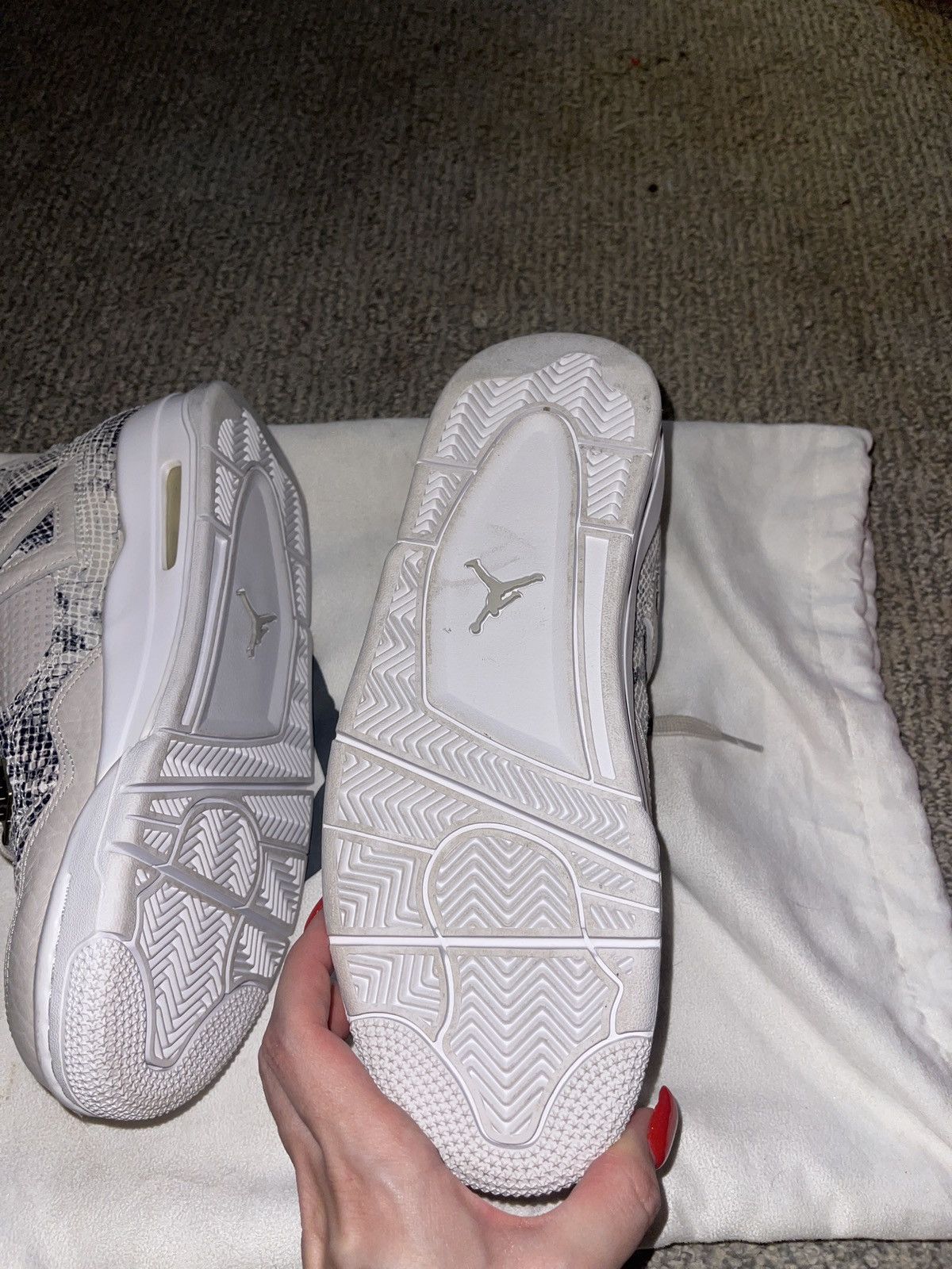 Jordan Brand × Nike Jordan Retro 4 Snakeskin 2016 Premium Size US 8 / EU 41 - 6 Thumbnail