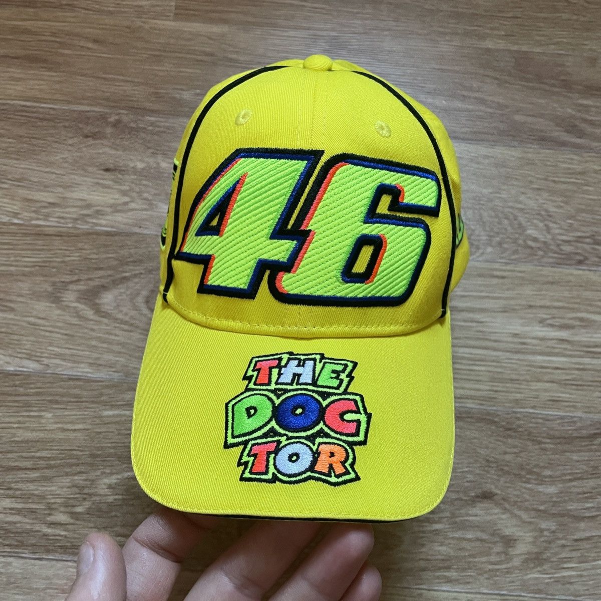 Other VR46 The Doctor Valentino Rossi Racing Yellow Baseball Cap Size ONE SIZE - 3 Thumbnail