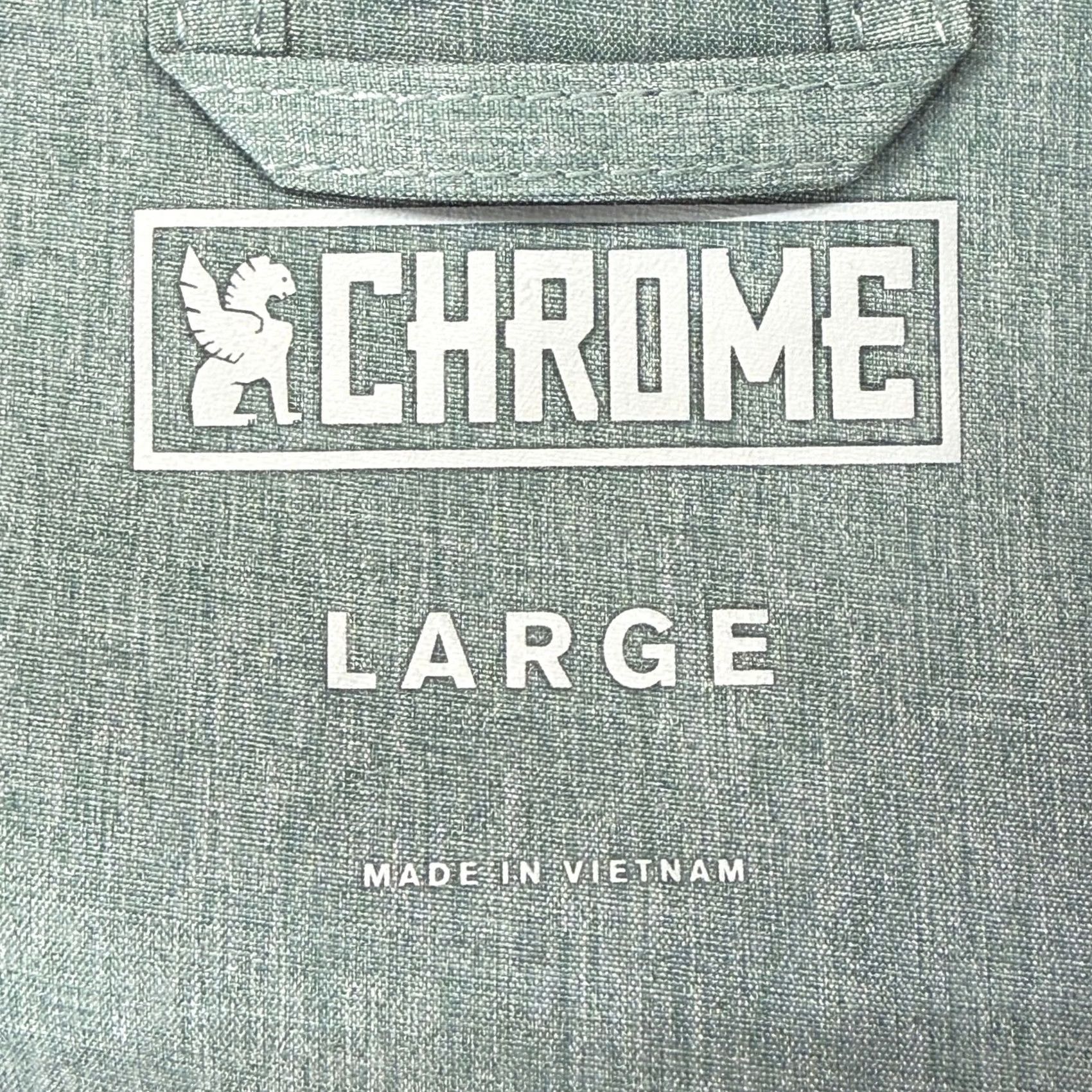Chrome Industries Jacket Large Green Waterproof Storm Signal Shell Womens, Women's — image 5 of 6