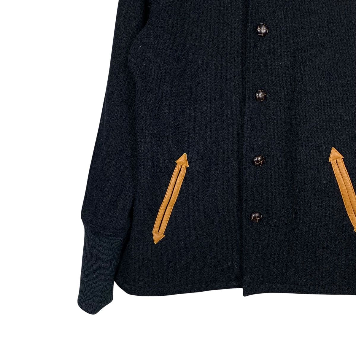 Japanese Brand HOUSTON 72 Wool Button Jacket #2125-C93 Size US L / EU 52-54 / 3 - 3 Thumbnail