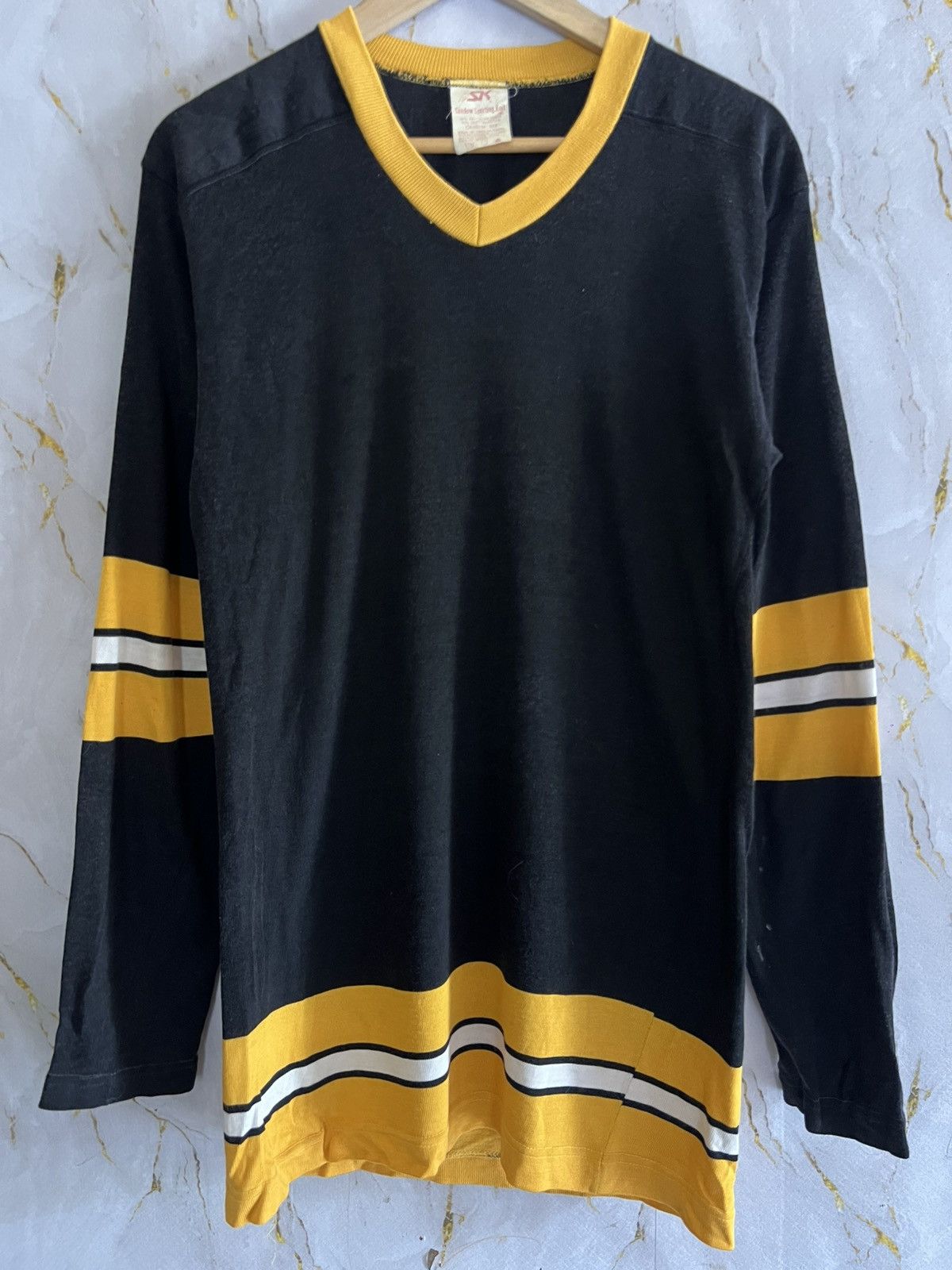 Japanese Brand Vintage Sandow Sporting Knit Shirt – Retro Sportswear (US L) Size M / US 6-8 / IT 42-44 - 1 Thumbnail
