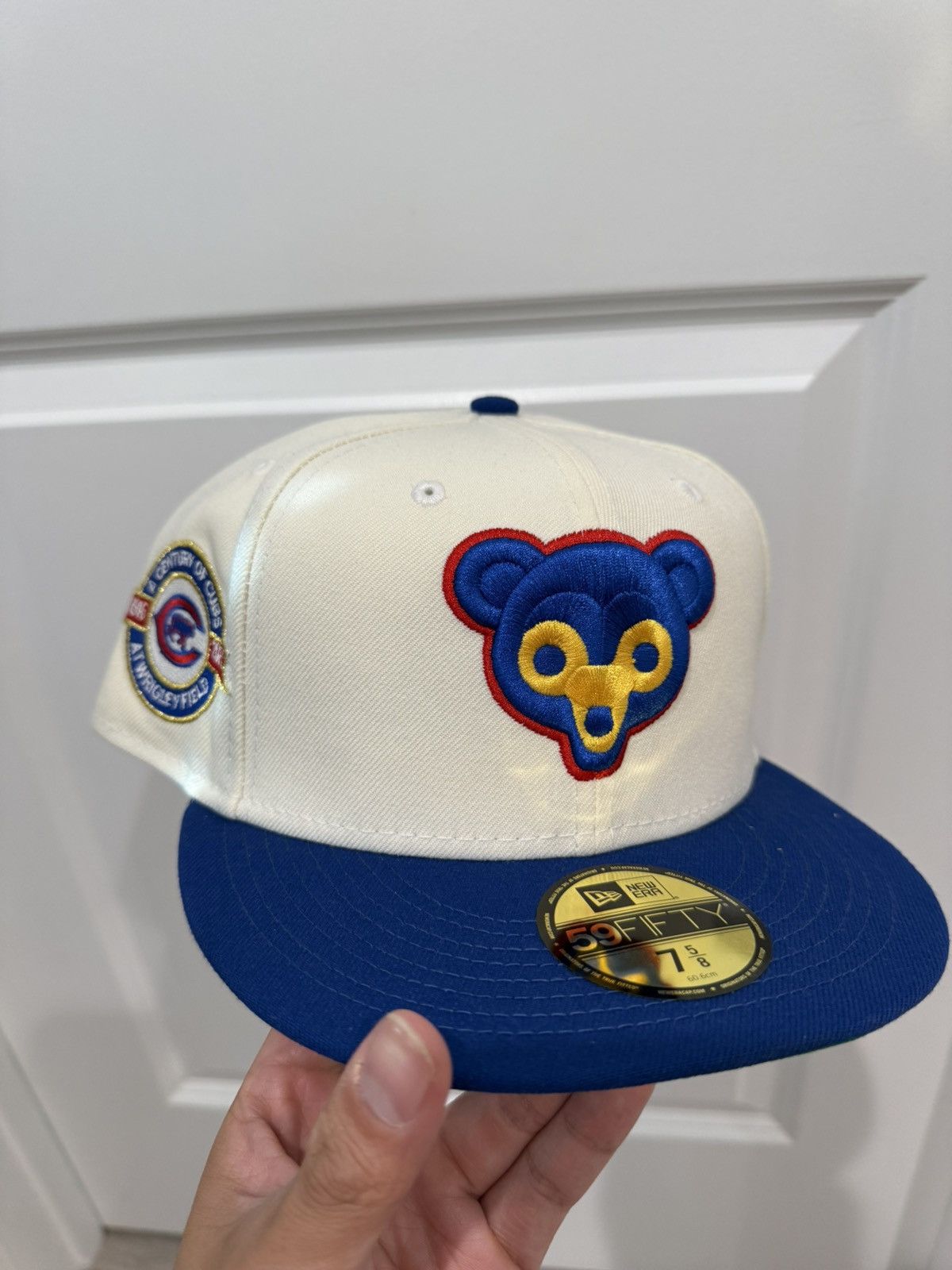 Hat Club Hat Club Chicago Cubs 100 Years Patch 5/8 Size ONE SIZE - 1 Thumbnail