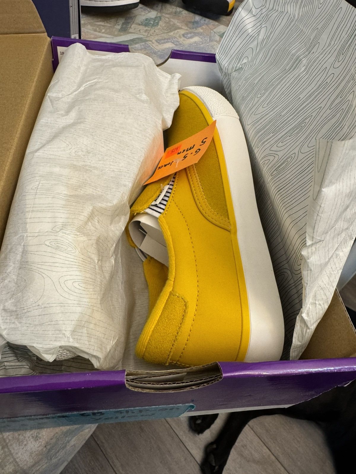 Nike Verona yellow slip on Size US 6.5 / IT 36.5 - 3 Thumbnail