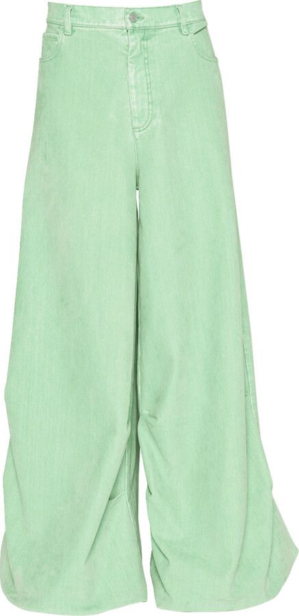 Marni o1srvl11e0724 Denim Trouser in Green Size US 30 / EU 46 - 2 Thumbnail