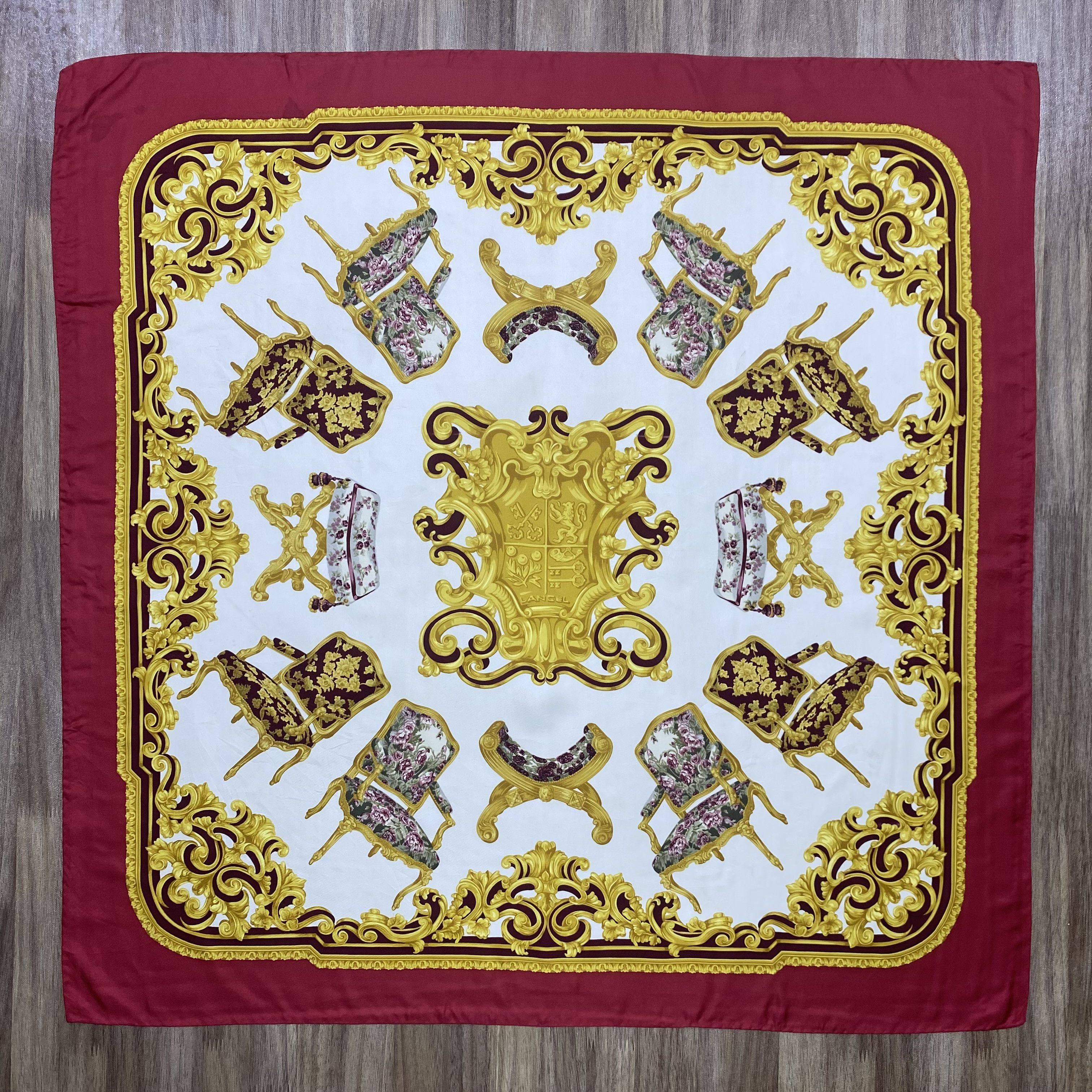 Vintage Vintage Silk Scarf SSC081 Size ONE SIZE - 1 Thumbnail