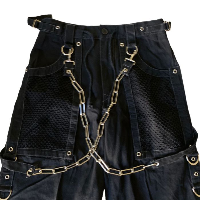 Tripp Nyc Vintage Y2K TRIPP NYC Bondage Pants XS Black Darkstreet Goth