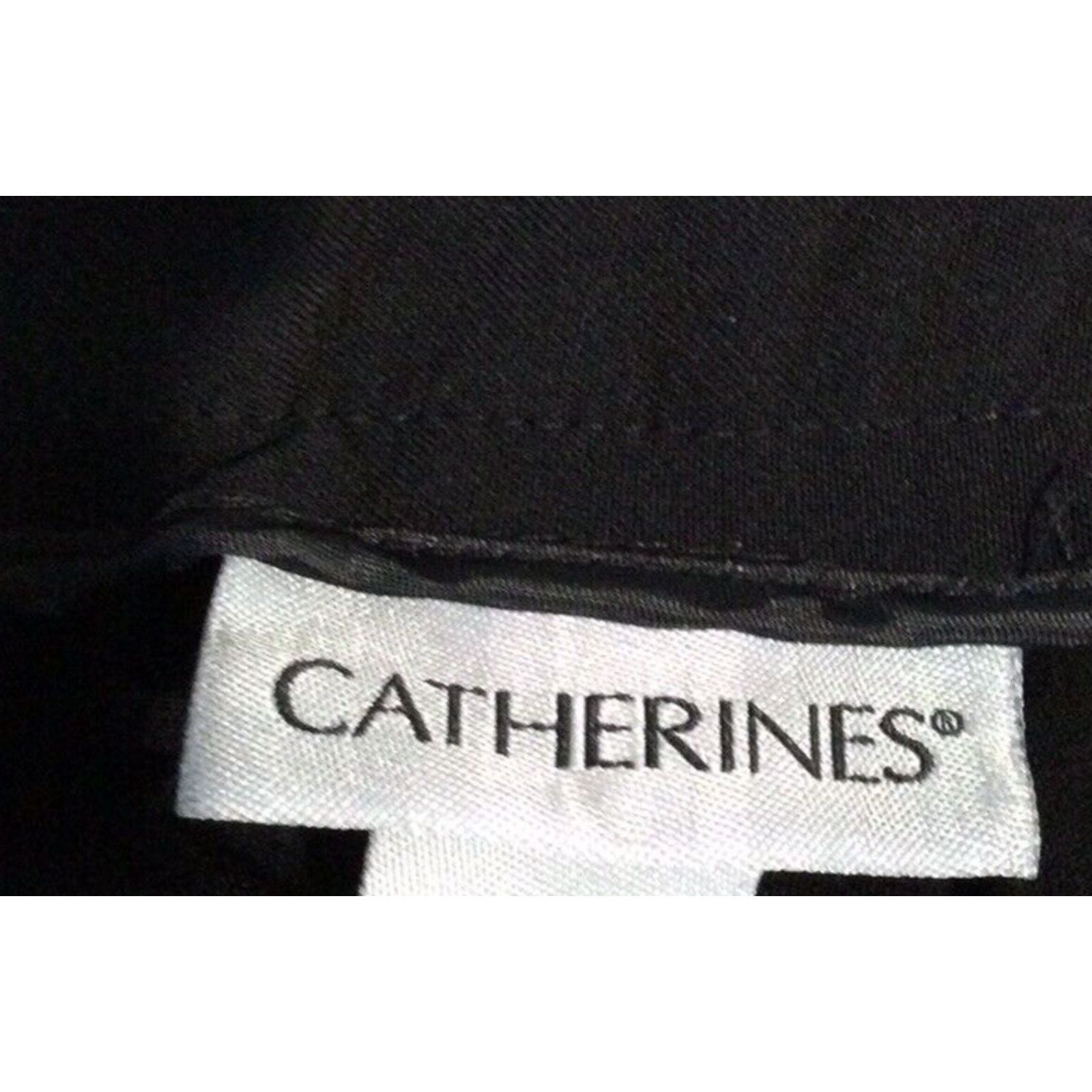 Other Catherine's Black Petite Elastic Waist Pant Size 34WP NWT Size 24" / US 00 / IT 34 - 13 Thumbnail