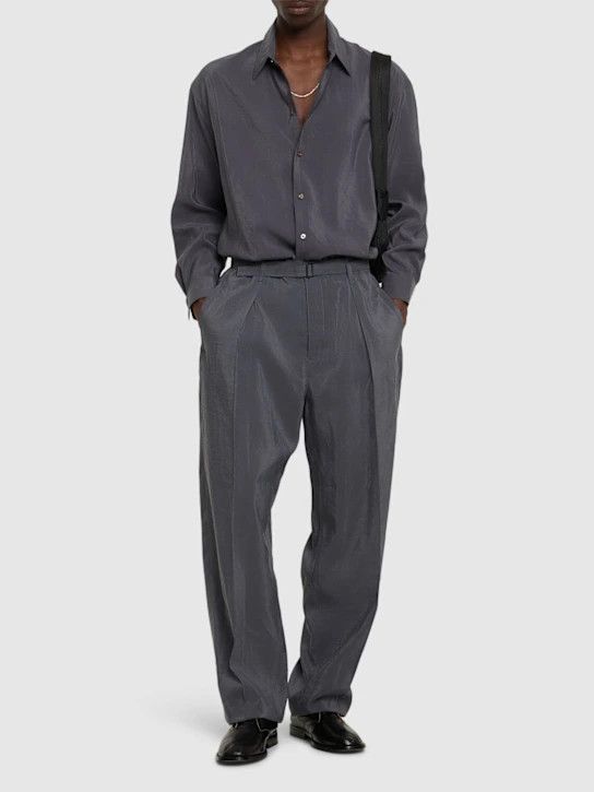 Lemaire o1lsvrm0425 Twisted Shirt in Asphalt Size US L / EU 52-54 / 3 - 4 Thumbnail