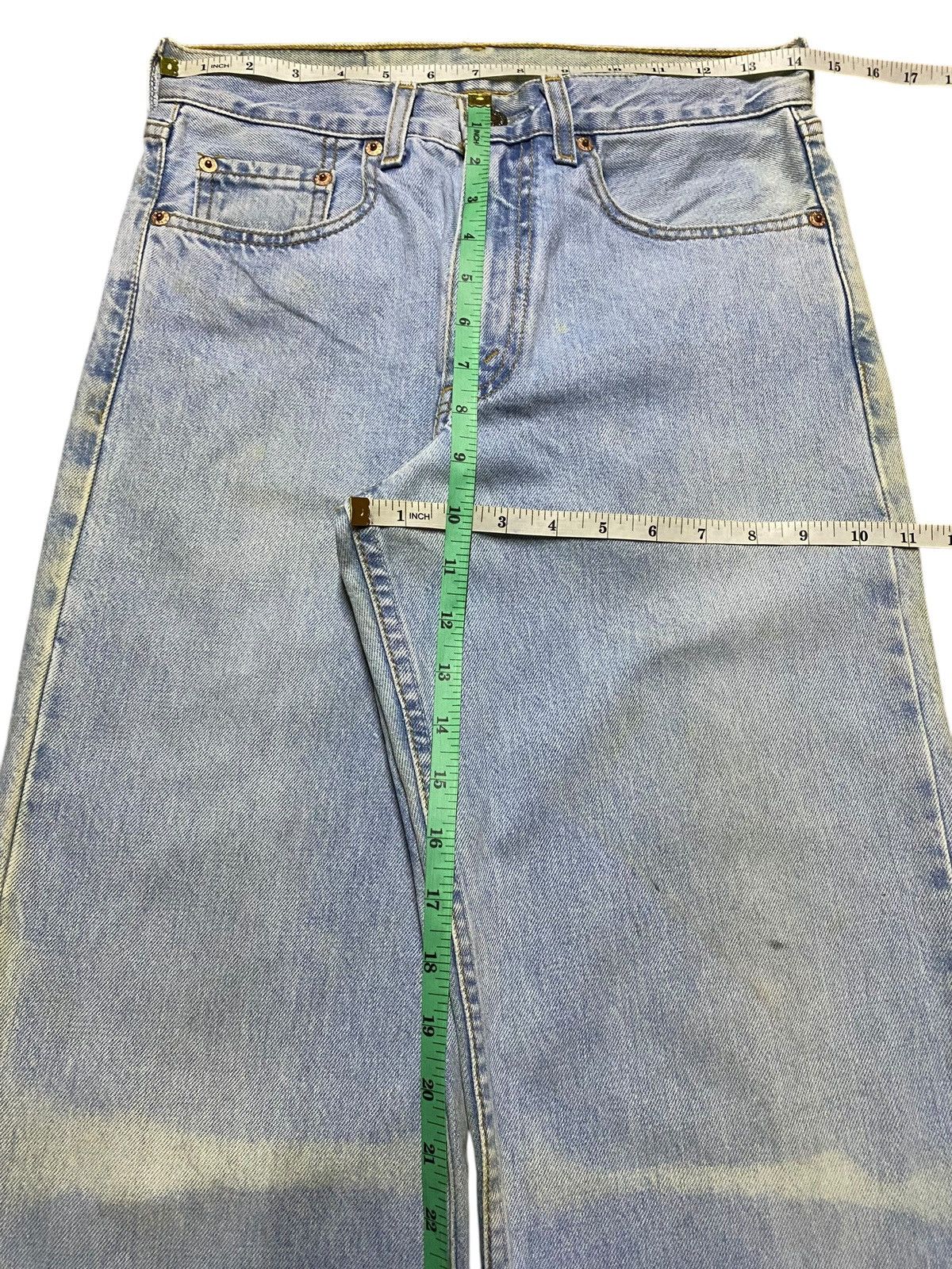 Levi's Vintage Levis 503 Faded Wash Loose Jeans Size US 28 / EU 44 - 9 Thumbnail
