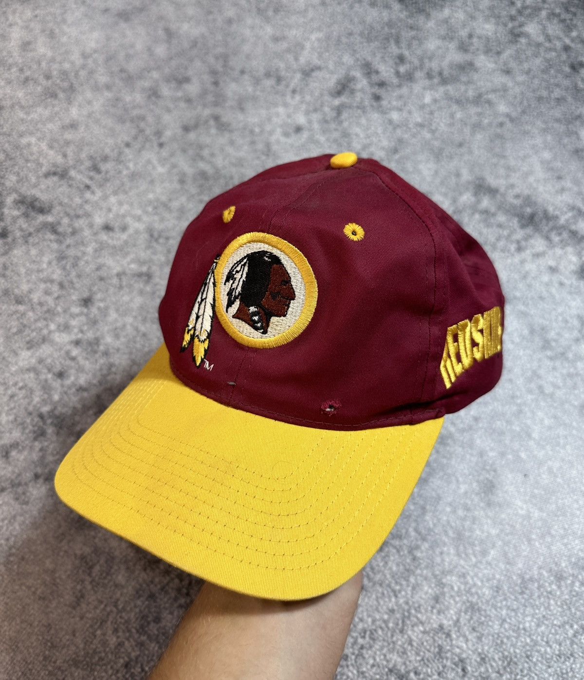 NFL × Vintage Vintage Redskins Logo NFL Cap Streetwear Rare USA Size ONE SIZE - 1 Thumbnail